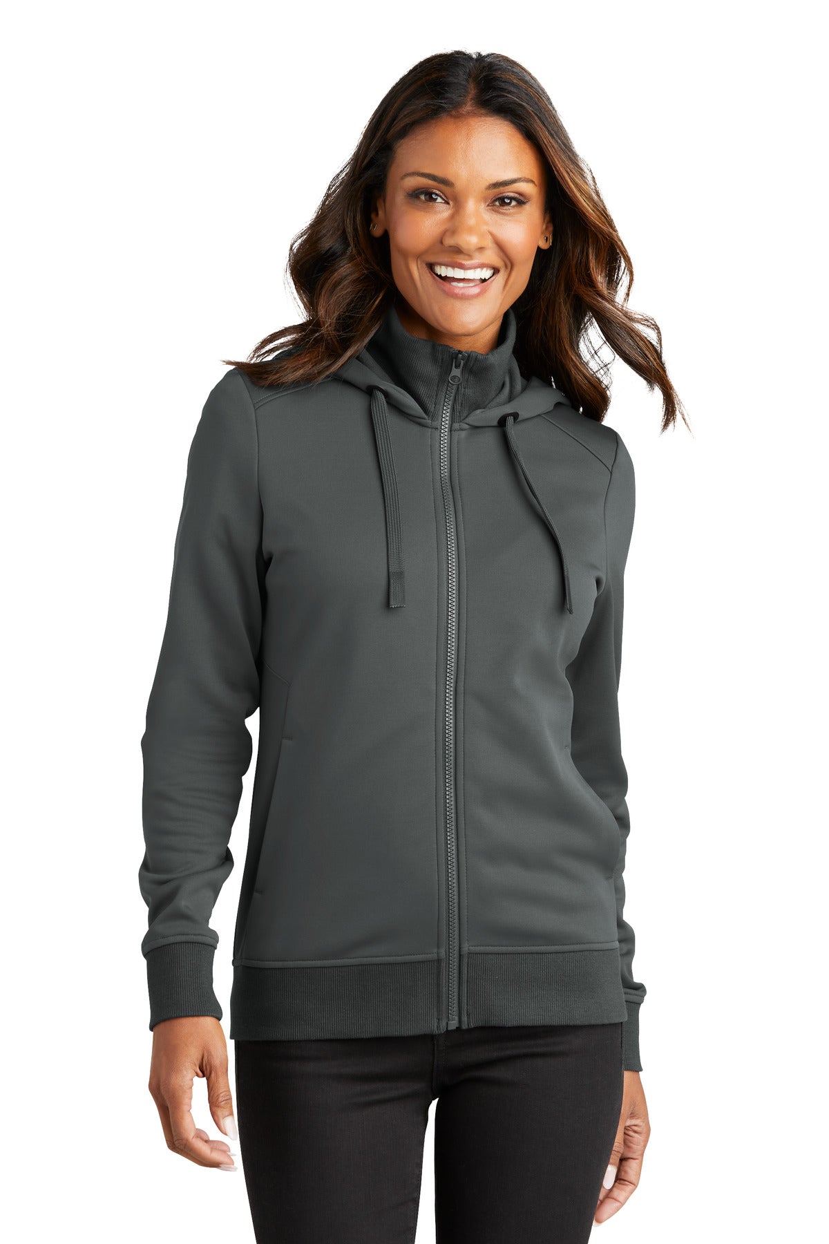 Port Authority L814 Women's Smooth Fleece Hooded Jacket