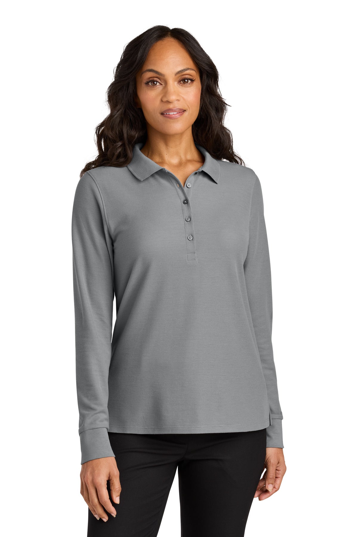 Port Authority LK200LS Women's Wearever Signature Pique Long Sleeve Polo