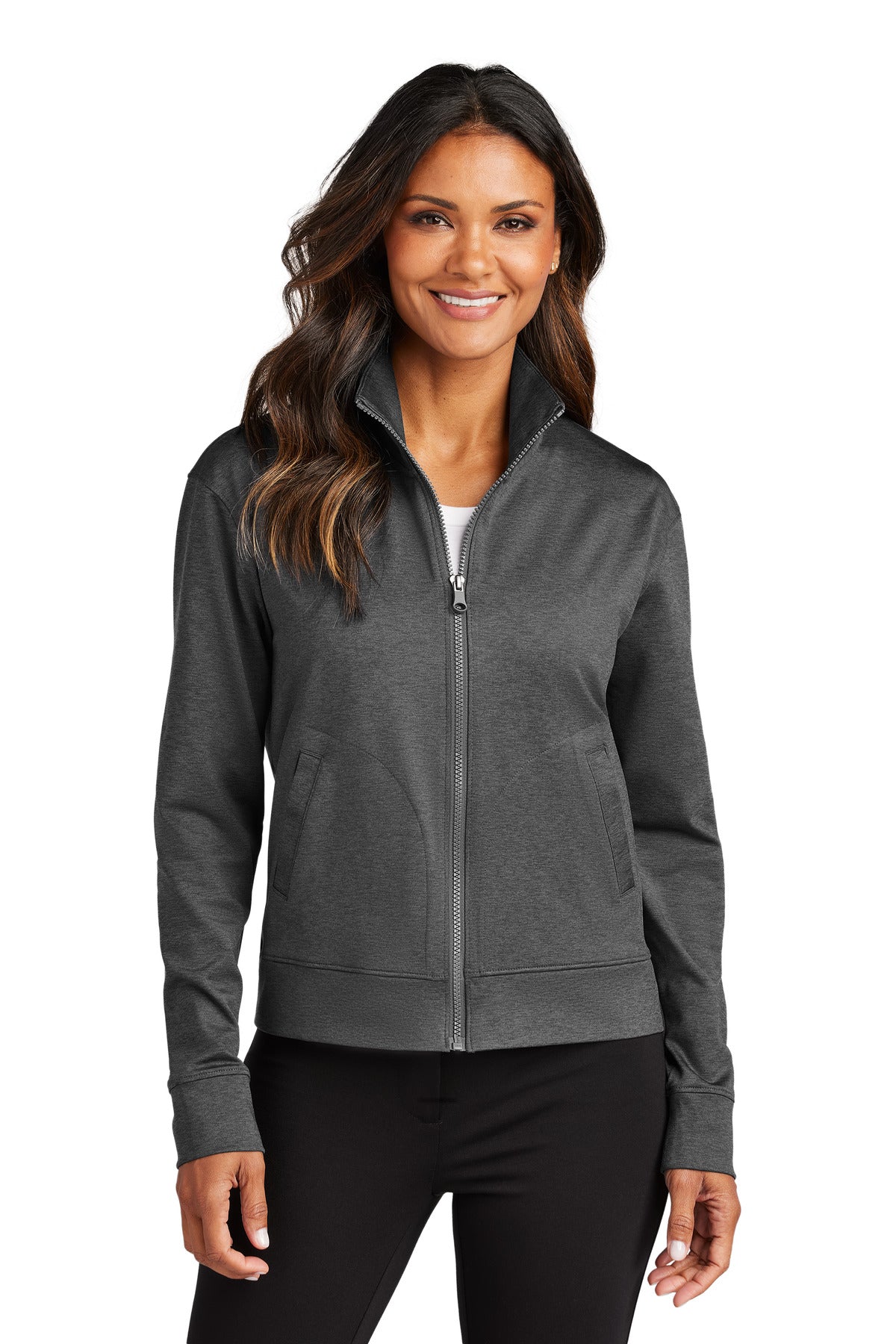 Port Authority LK881 Women's C-FREE Double Knit Full-Zip