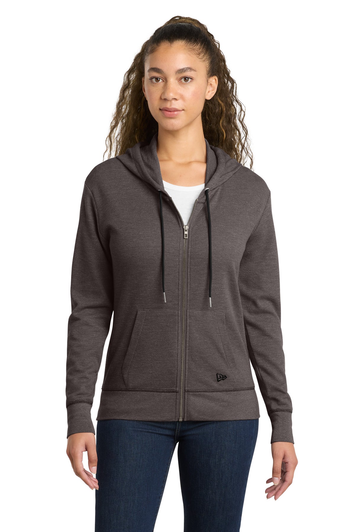 New Era LNEA141 Women's Thermal Full-Zip Hoodie