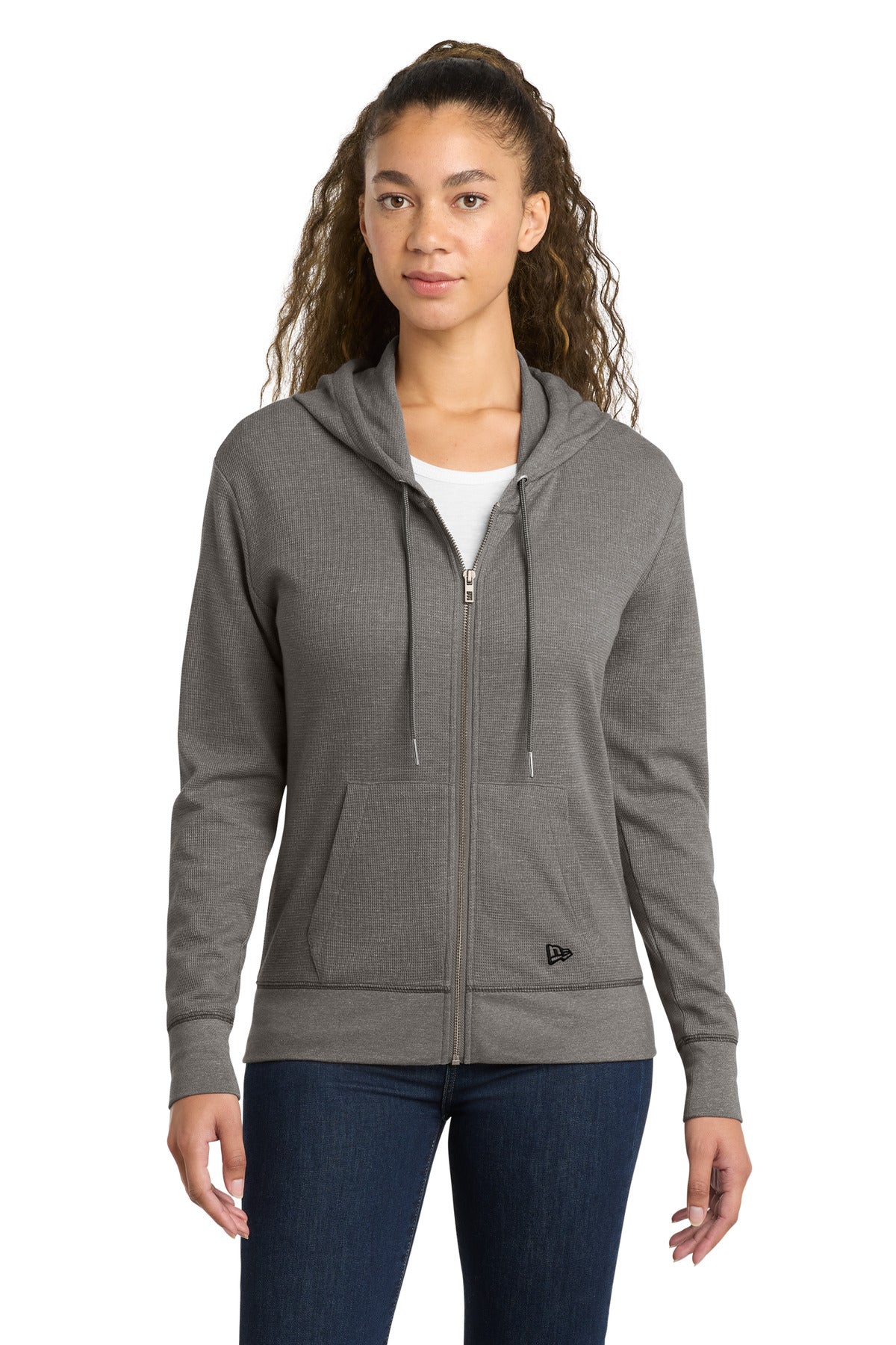 New Era LNEA141 Women's Thermal Full-Zip Hoodie