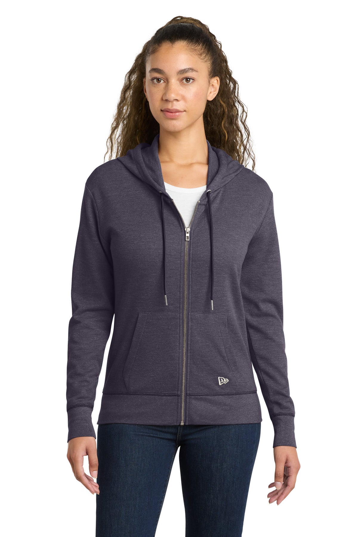 New Era LNEA141 Women's Thermal Full-Zip Hoodie