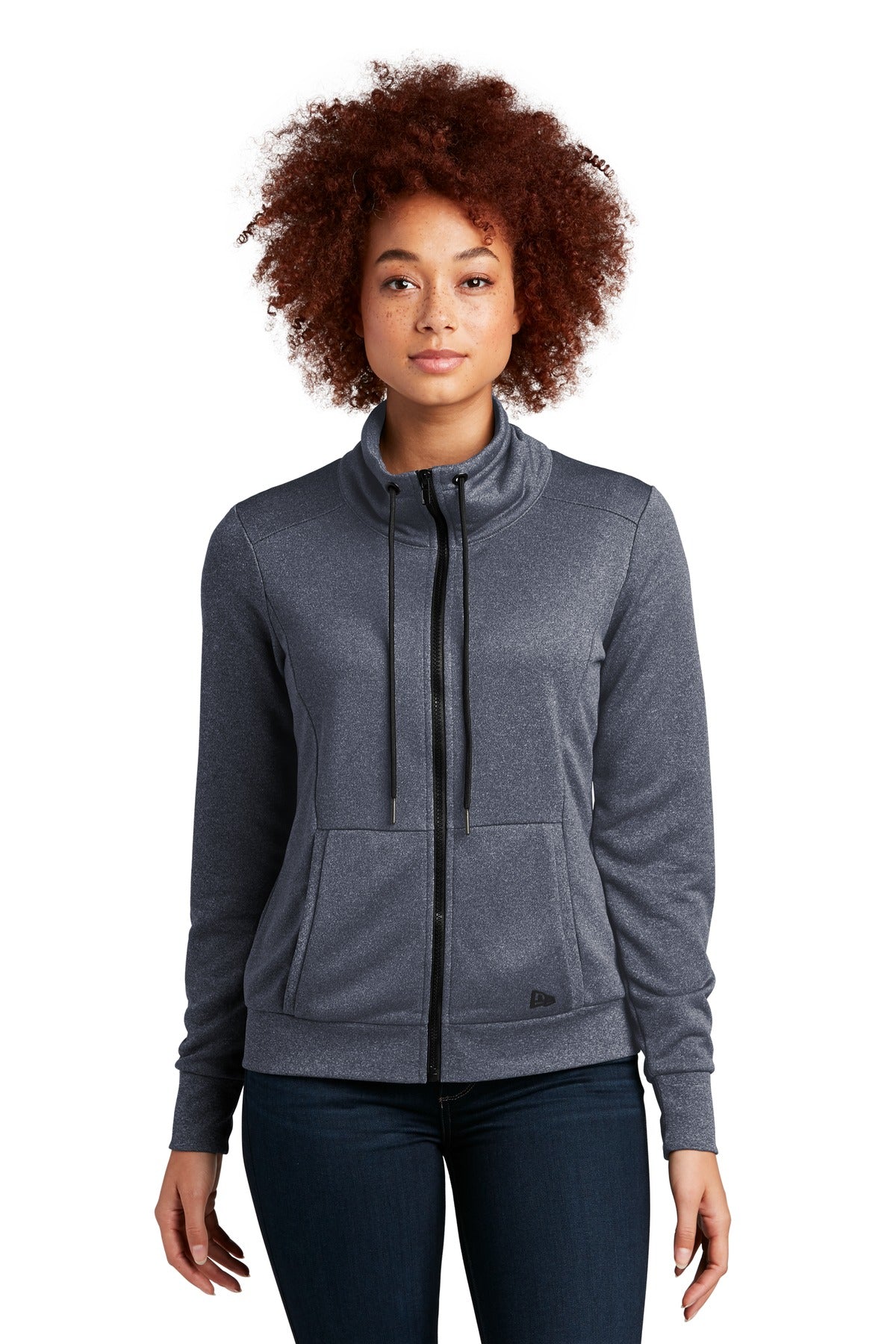 New Era LNEA530 Women's Performance Terry Full-Zip Cowl
