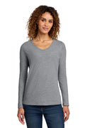Port & Co LPC450VLS Women's Long Sleeve Fan Favorite V-Neck Tee