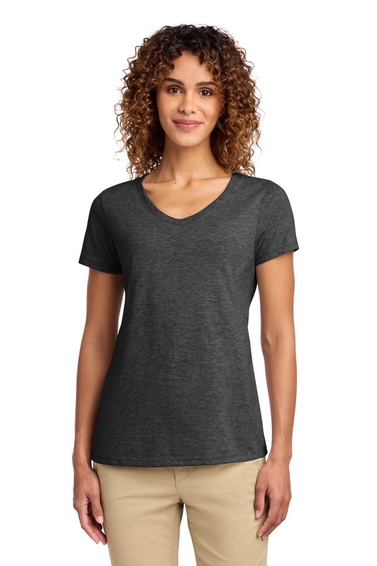 Port & Co LPC450V Women's Fan Favorite V-Neck Tee