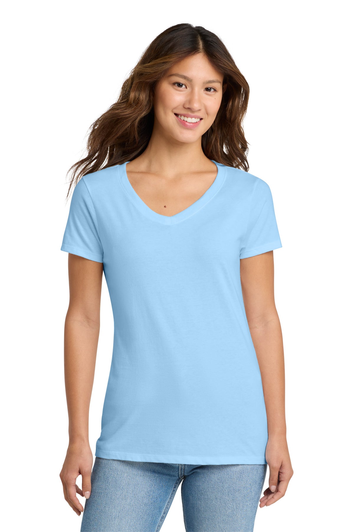 Port & Co LPC450V Women's Fan Favorite V-Neck Tee