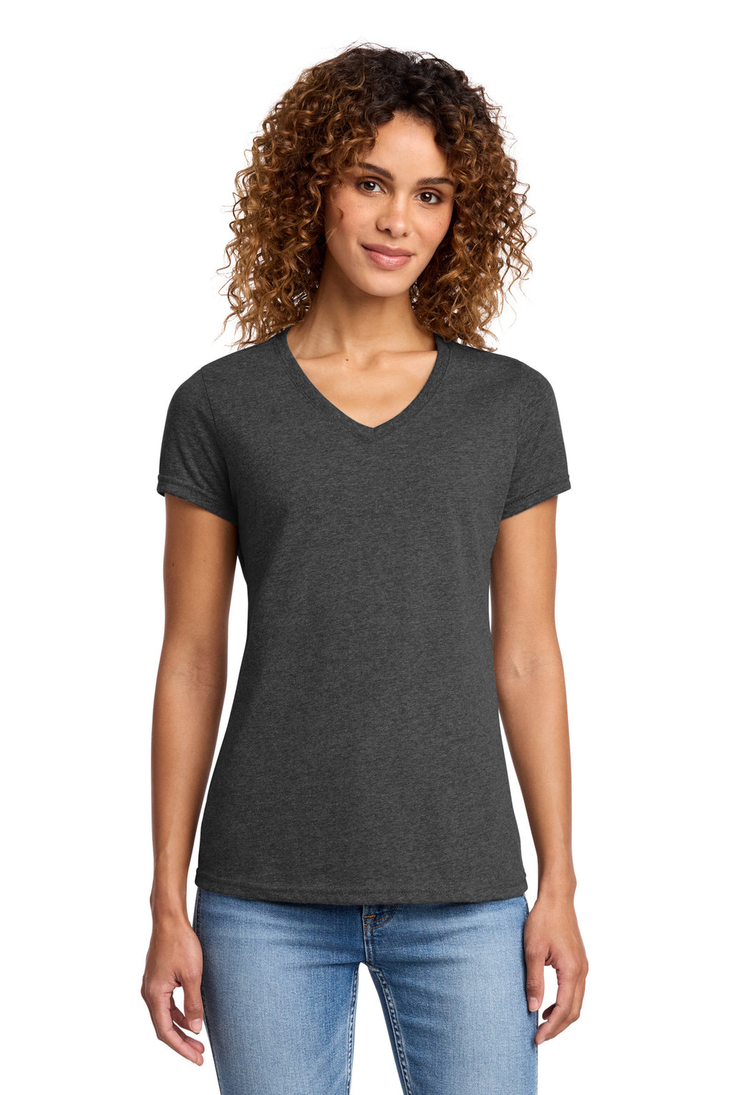 Port & Co LPC455V Women's Fan Favorite Blend V-Neck Tee
