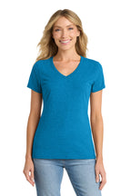 Port & Co LPC455V Women's Fan Favorite Blend V-Neck Tee
