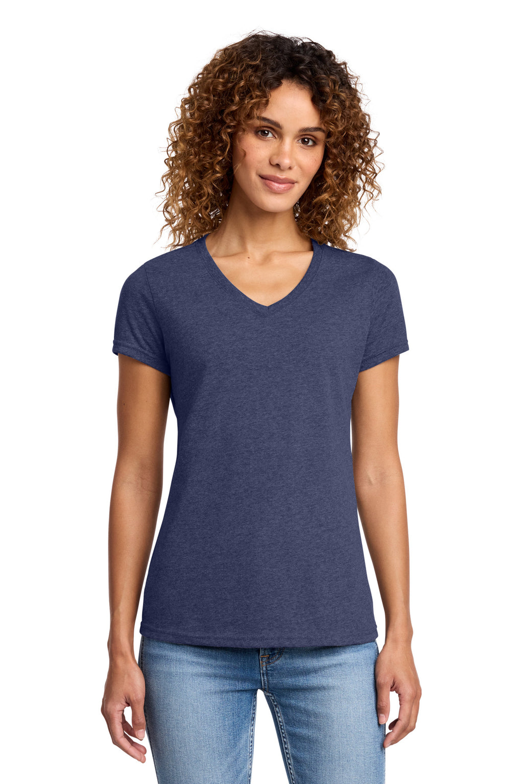 Port & Co LPC455V Women's Fan Favorite Blend V-Neck Tee