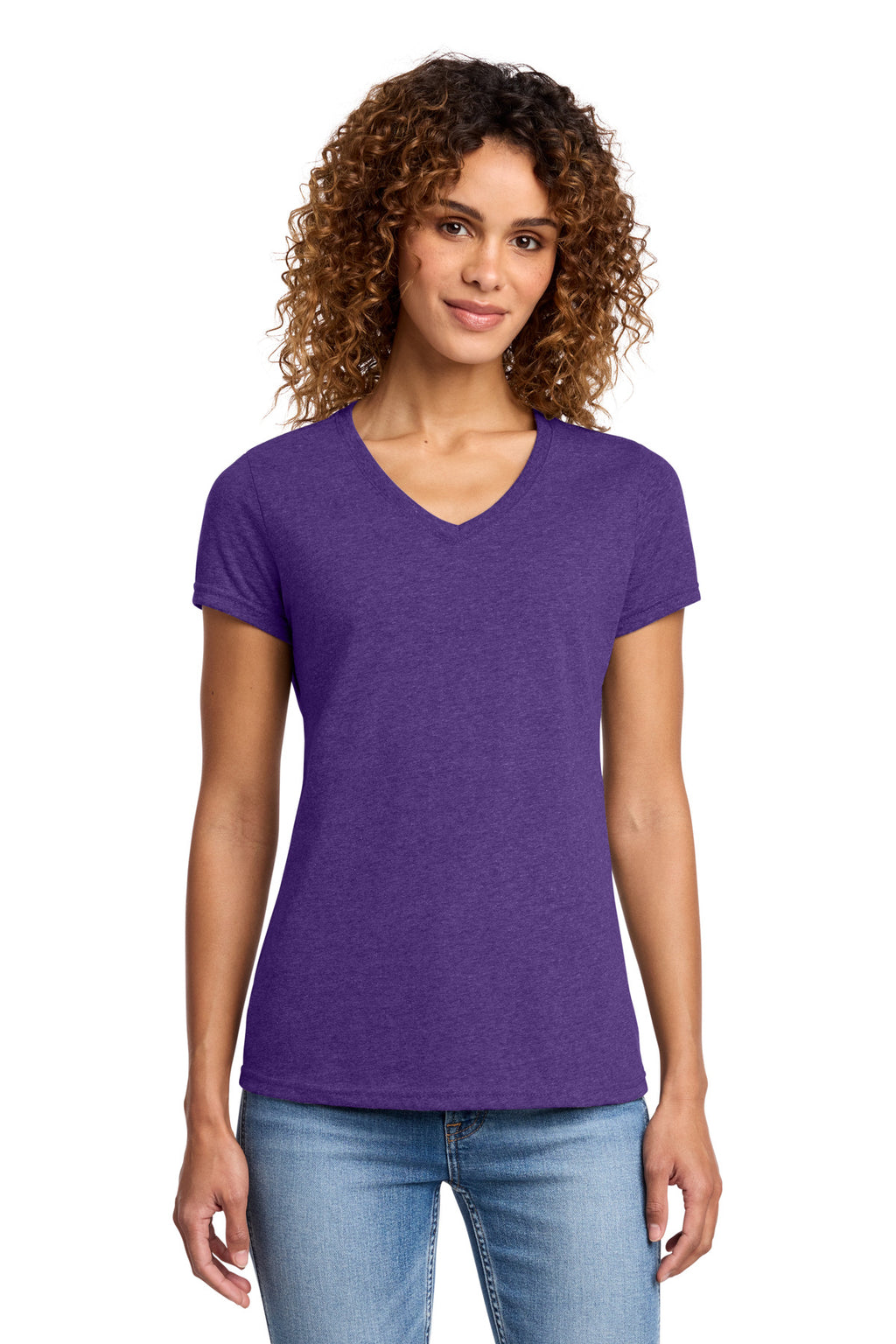 Port & Co LPC455V Women's Fan Favorite Blend V-Neck Tee