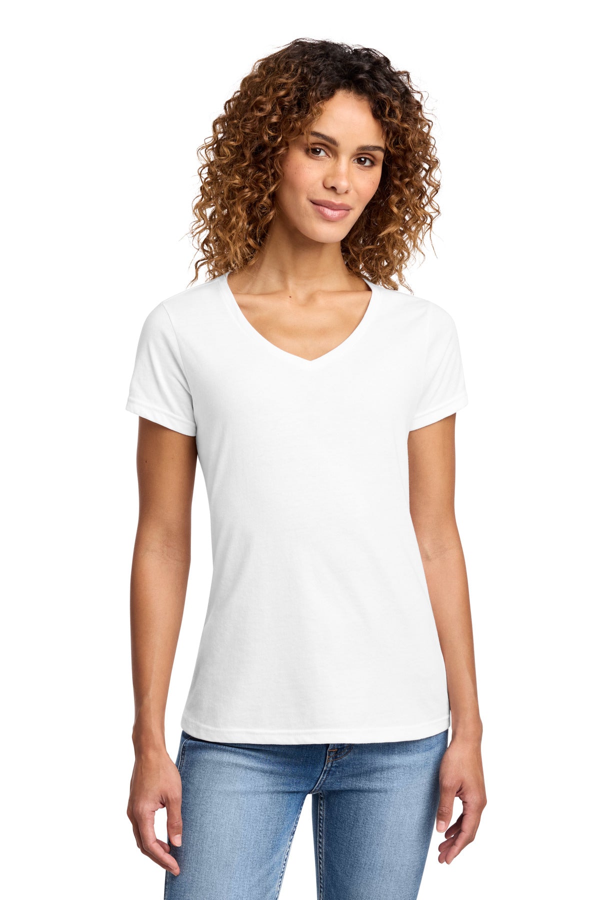 Port & Co LPC455V Women's Fan Favorite Blend V-Neck Tee