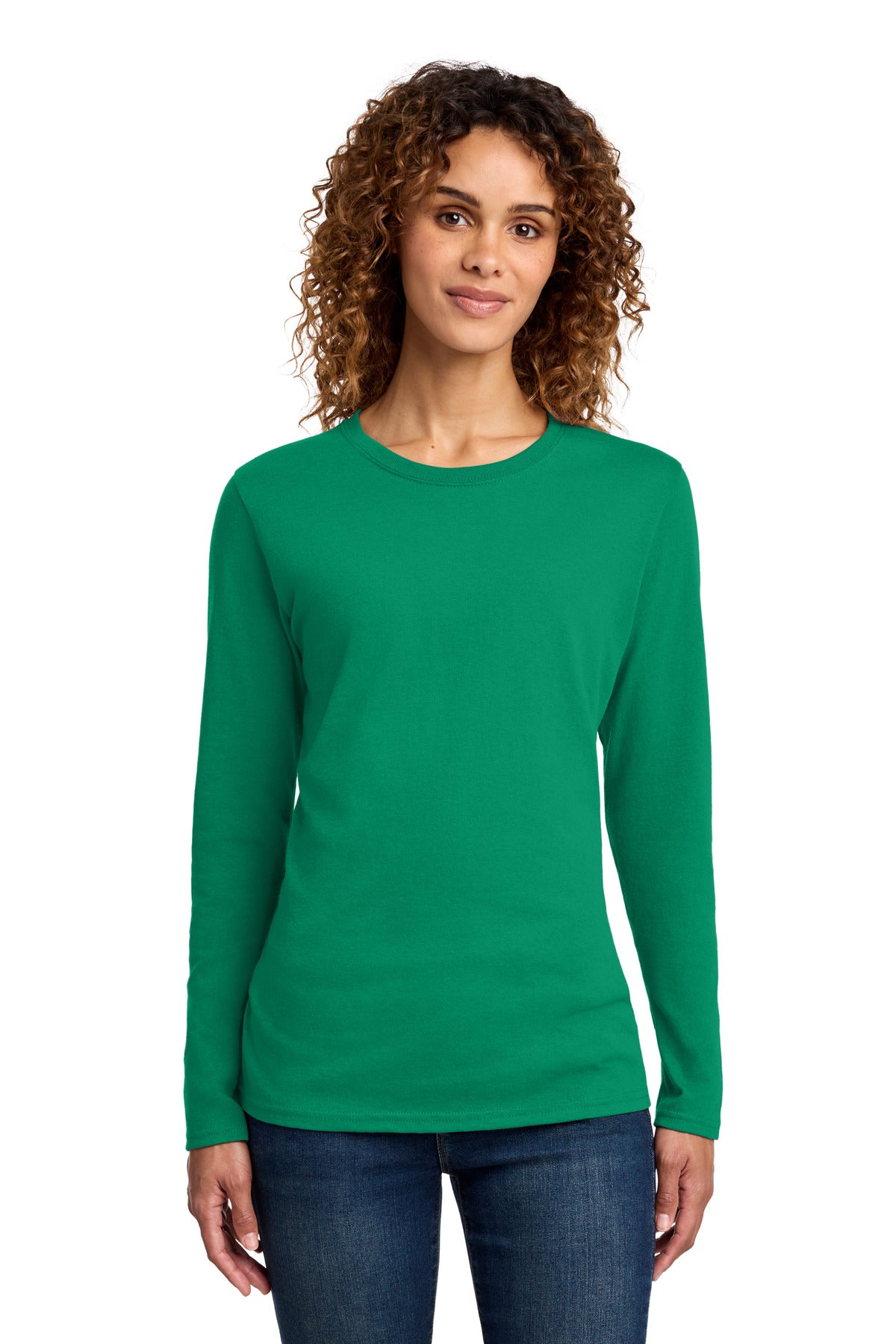 Port & Co LPC54LS Women's Long Sleeve Core Cotton Tee