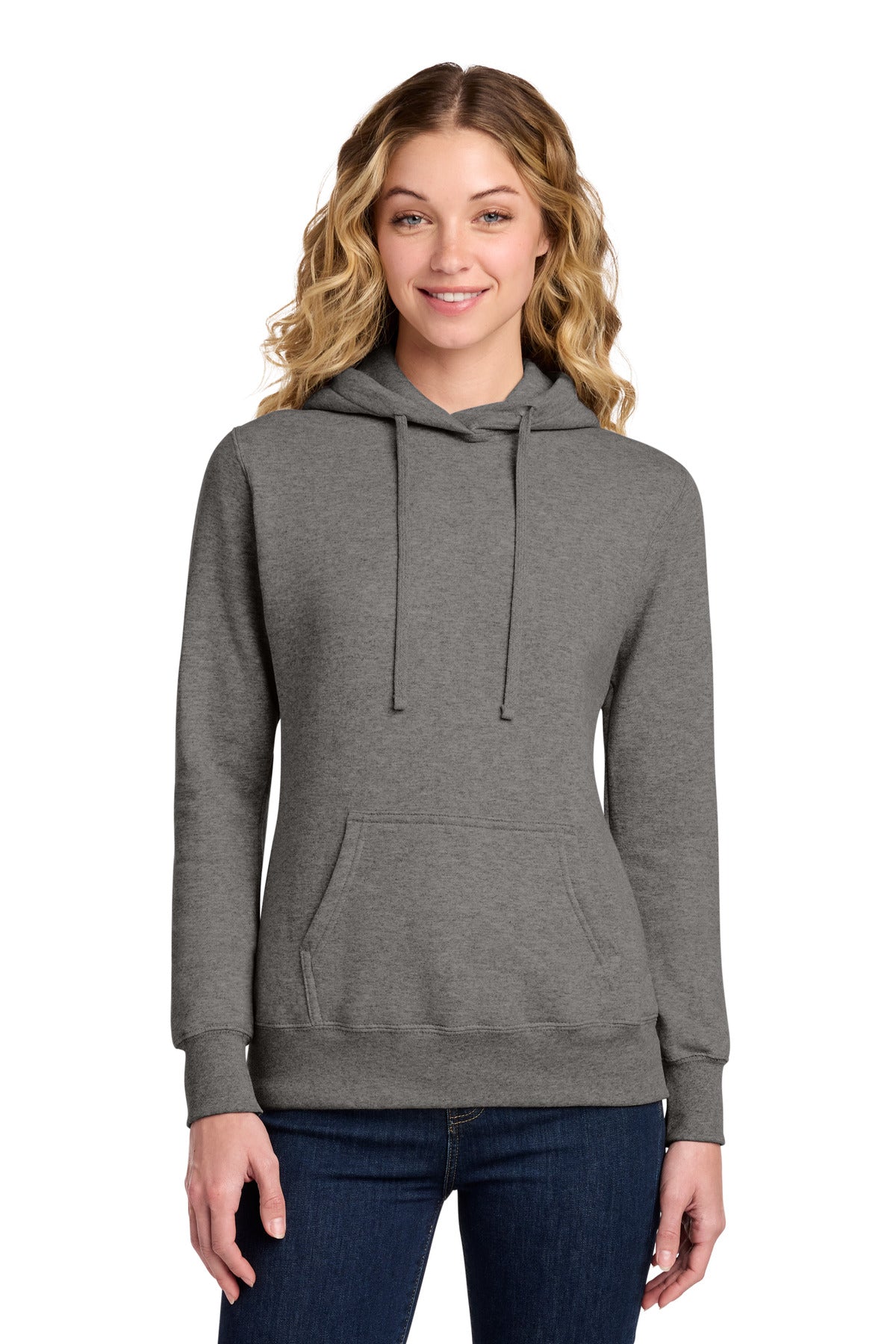 Port & Co LPC78H Women's Core Fleece Pullover Hooded Sweatshirt