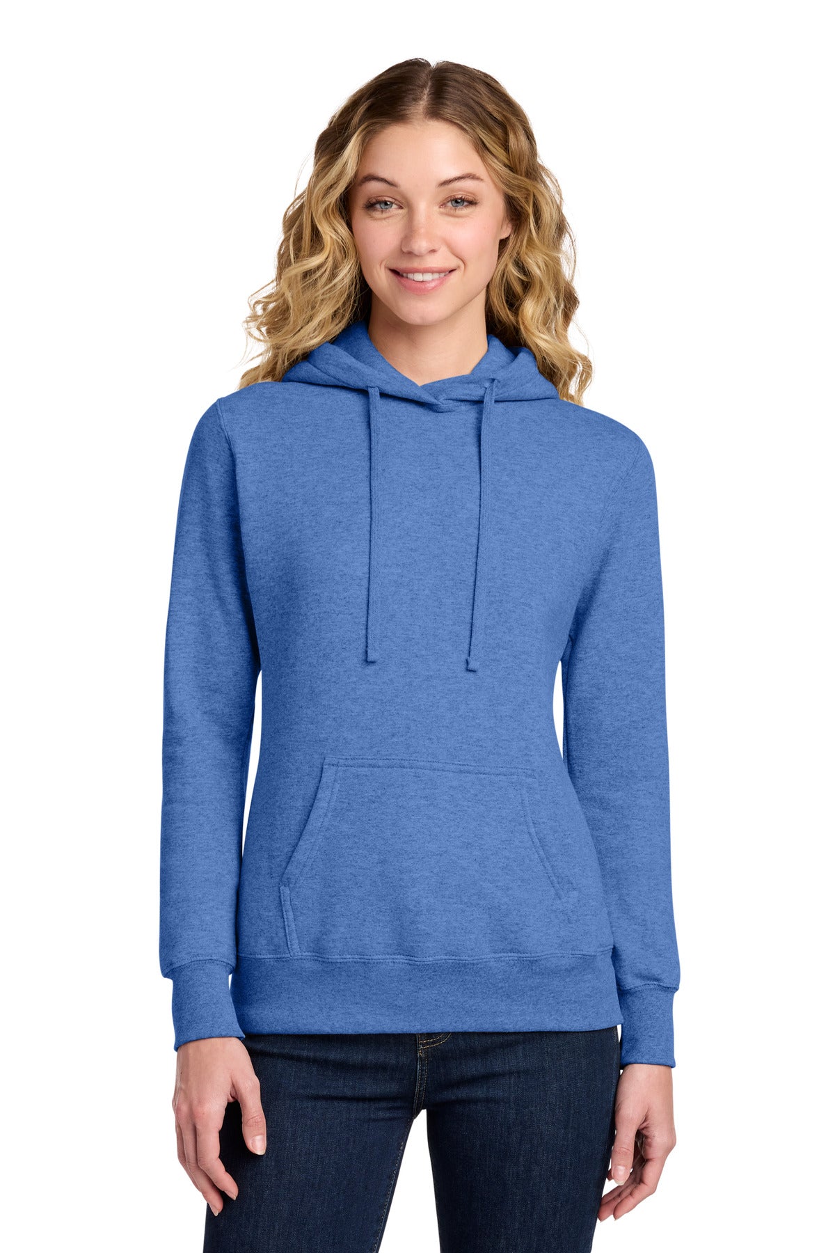 Port & Co LPC78H Women's Core Fleece Pullover Hooded Sweatshirt