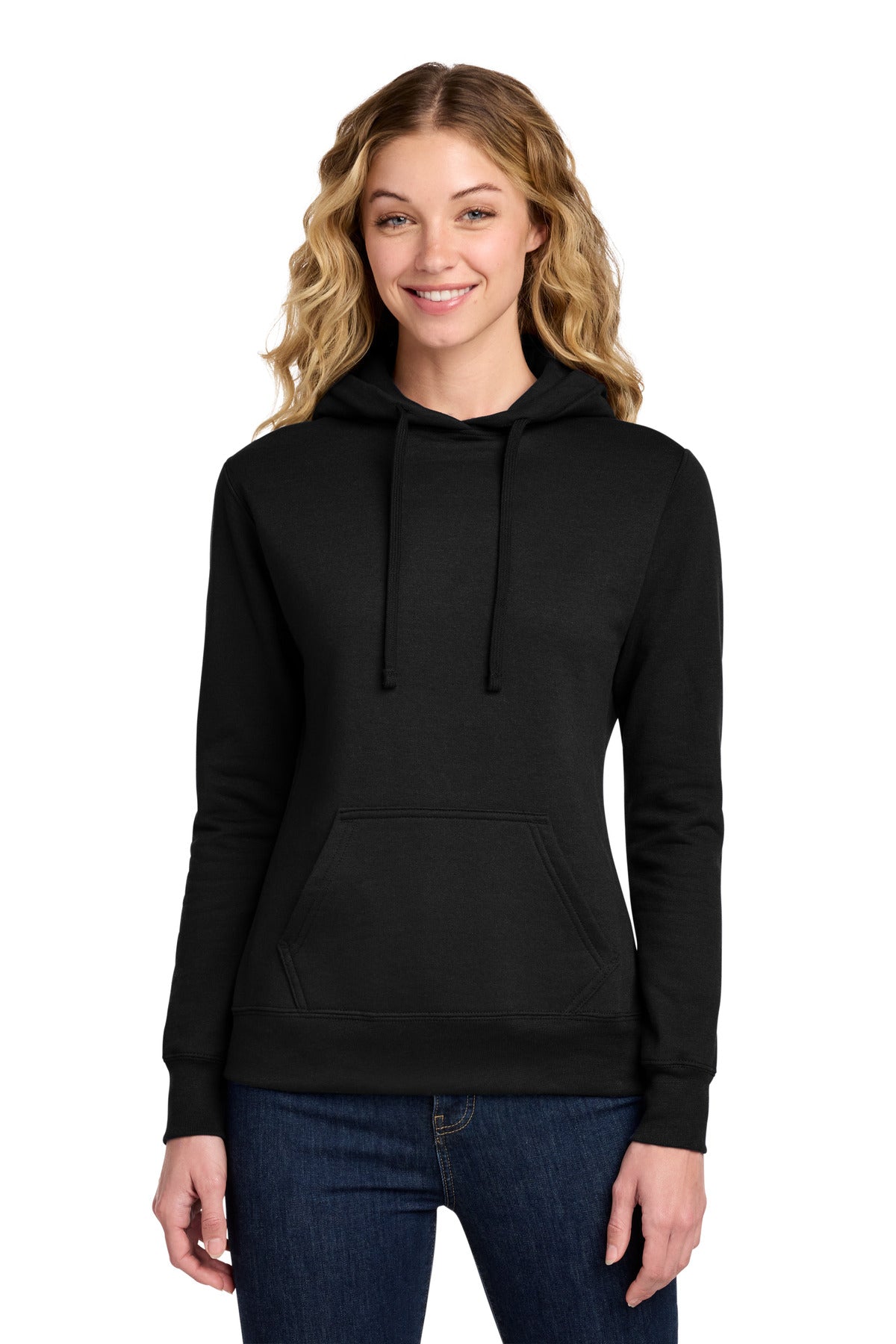 Port & Co LPC78H Women's Core Fleece Pullover Hooded Sweatshirt