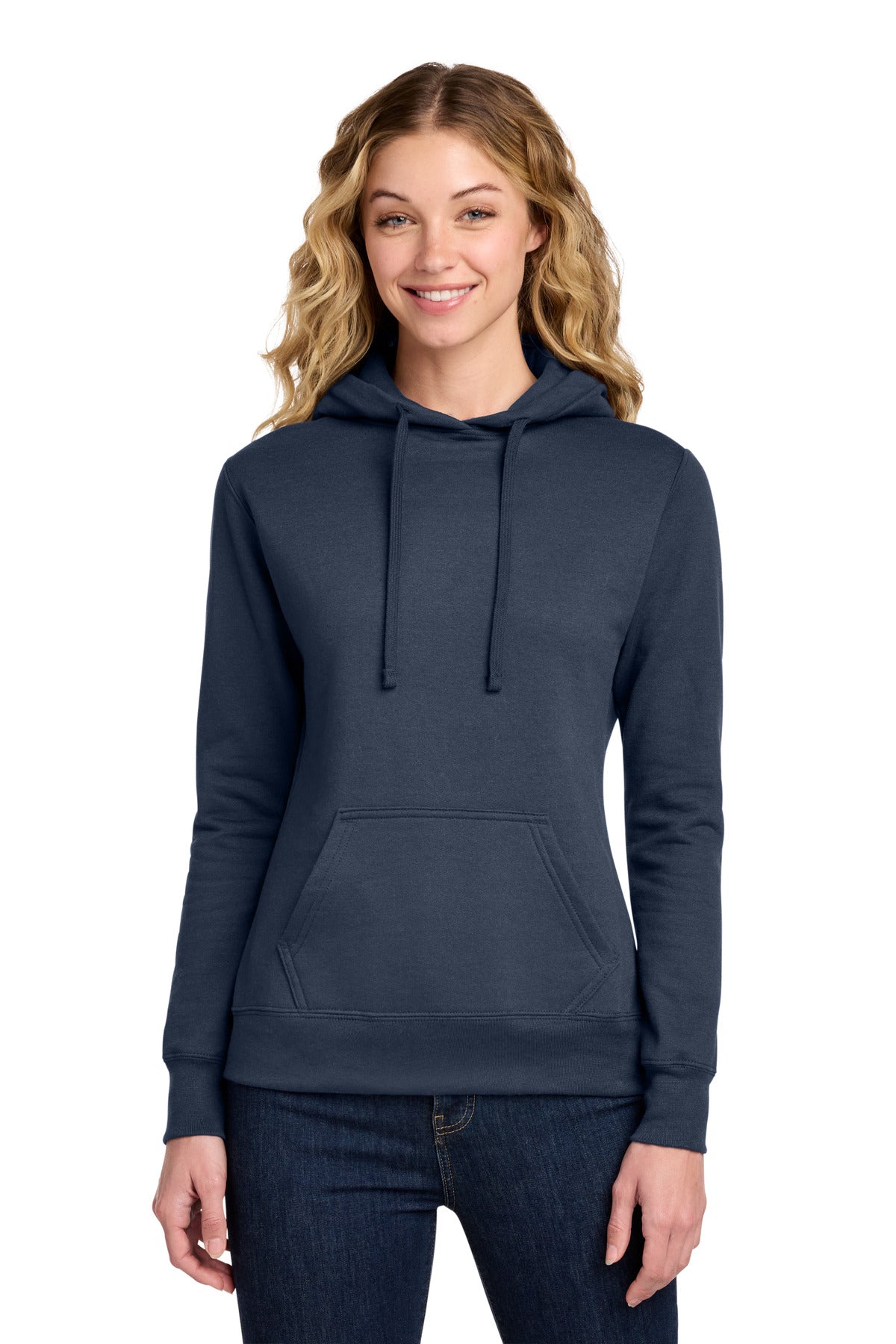 Port & Co LPC78H Women's Core Fleece Pullover Hooded Sweatshirt