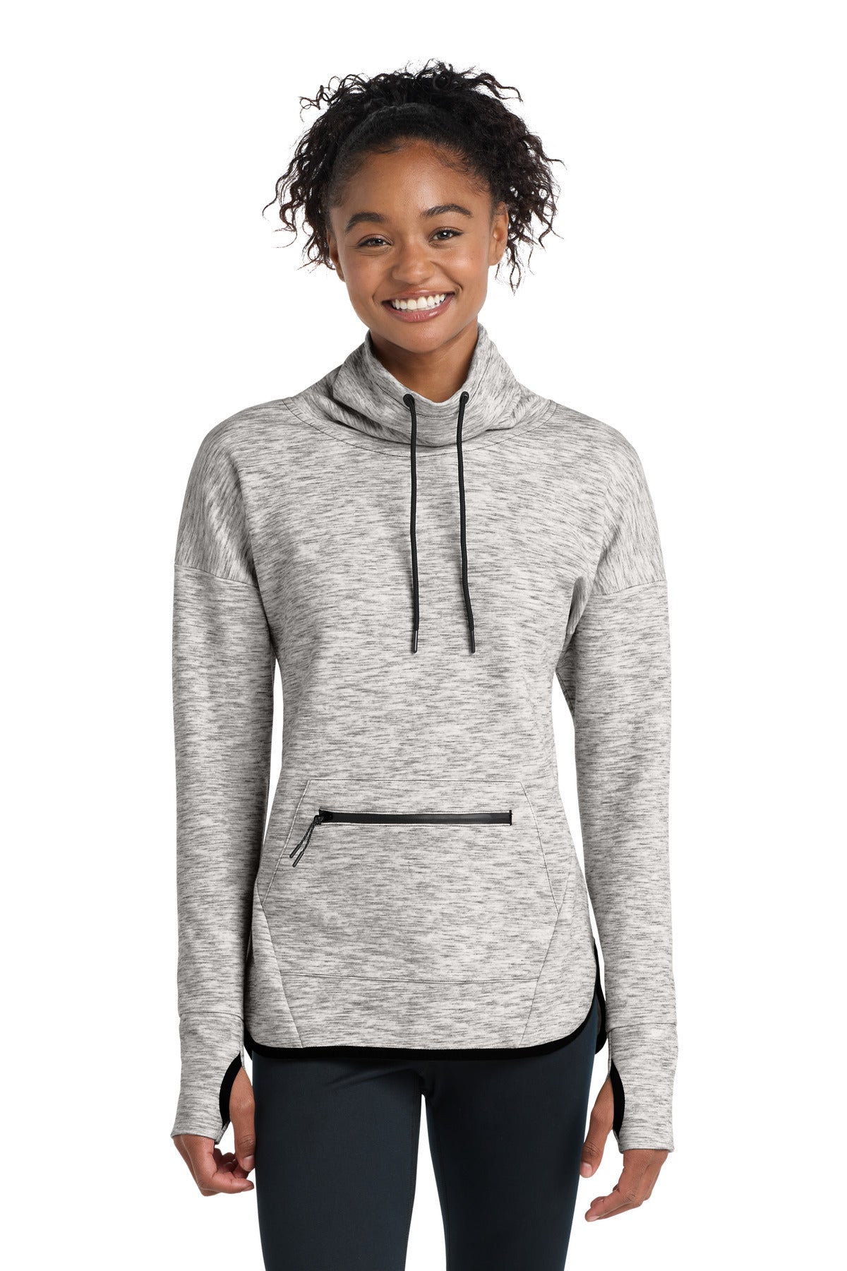 Sport-Tek LST280 Women's Triumph Cowl Neck Pullover