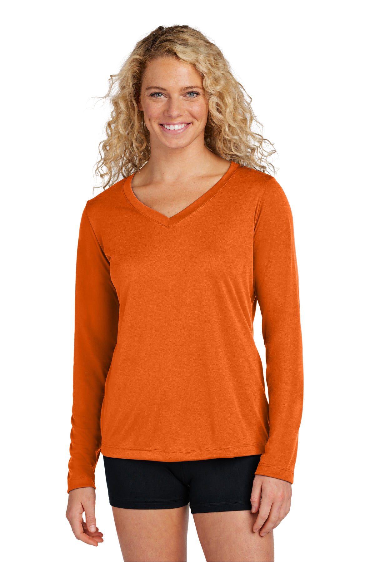 Sport-Tek LST353LS Women's Long Sleeve PosiCharge Competitor V-Neck Tee