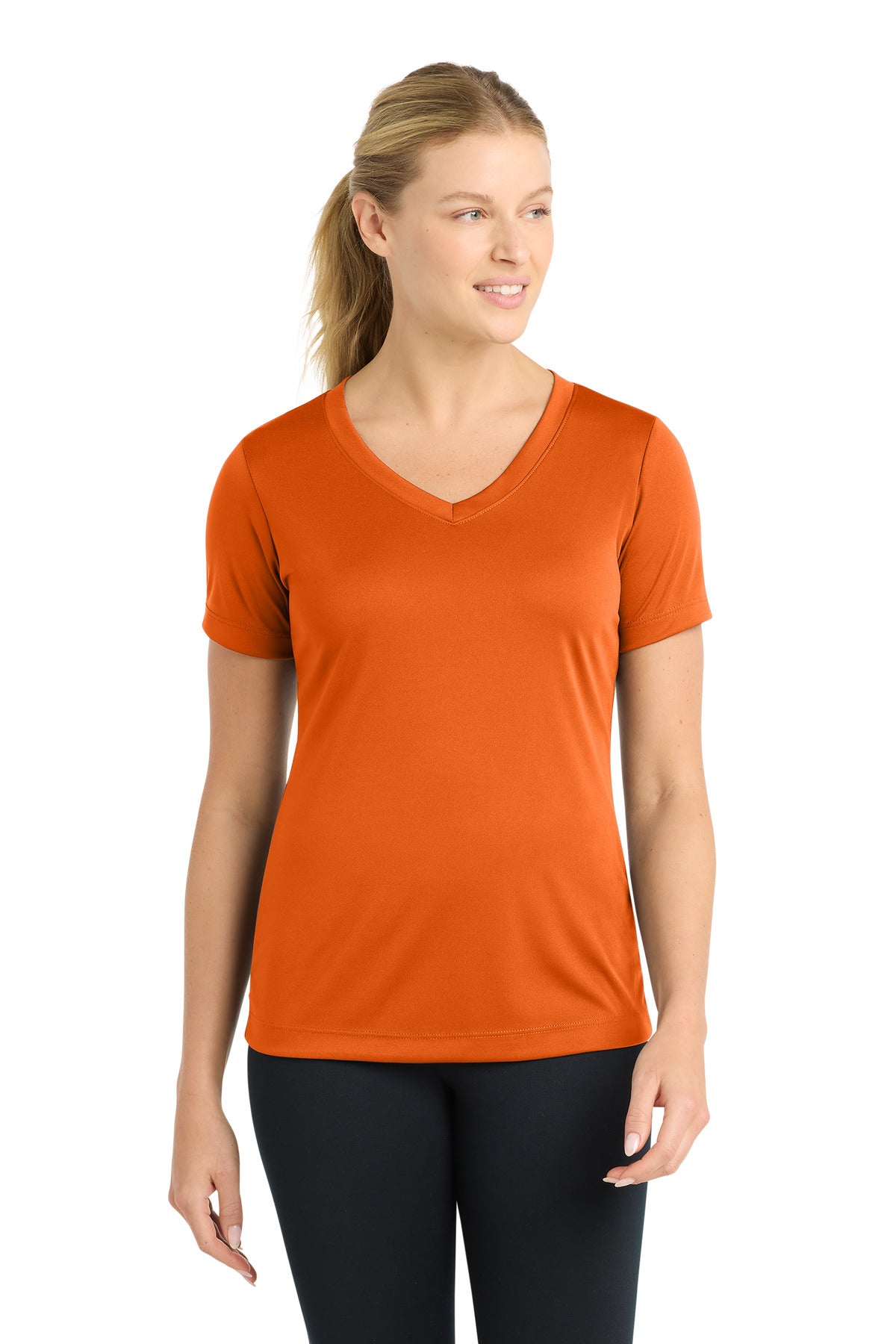 Sport-Tek LST353 Women's PosiCharge Competitor V-Neck Tee