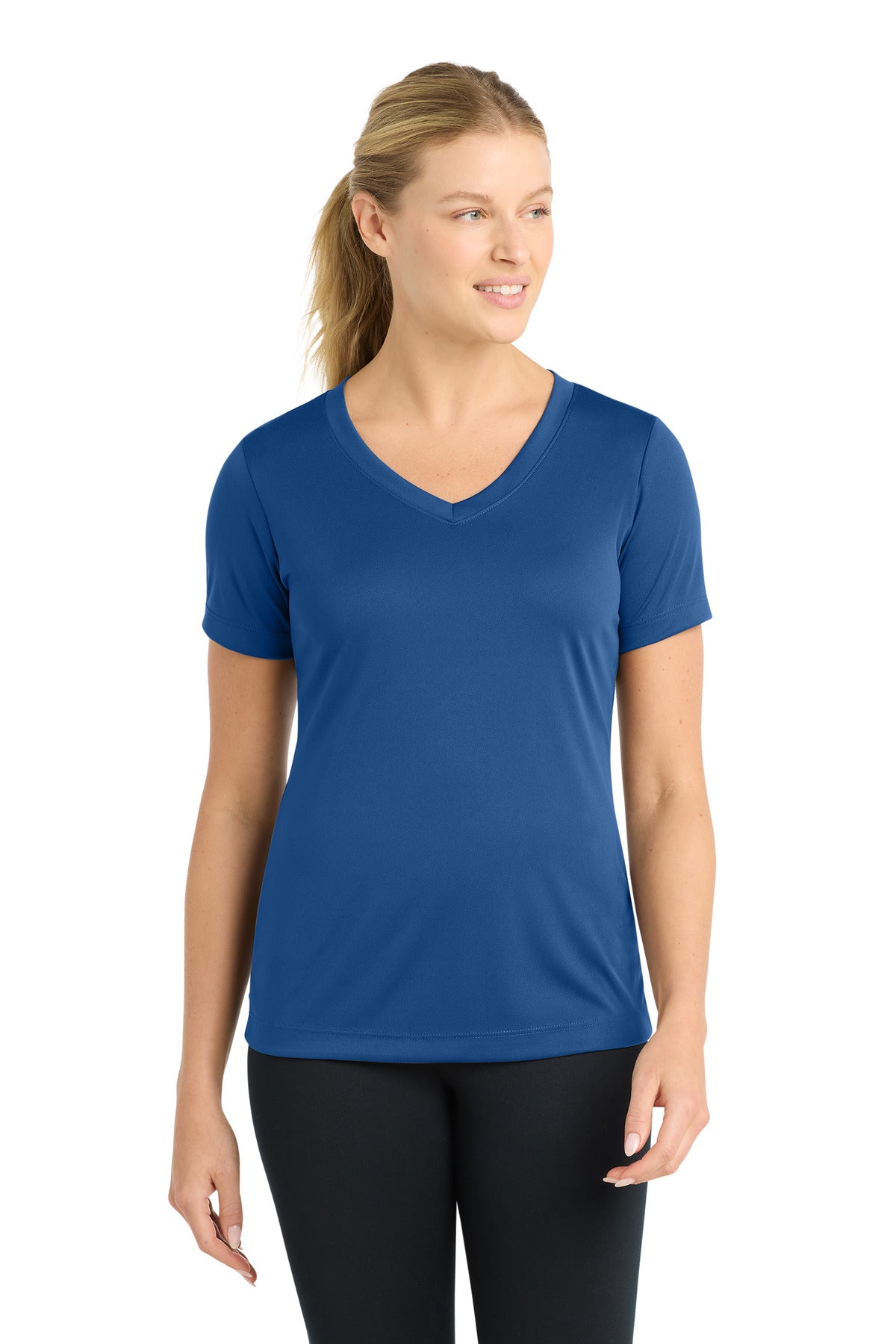 Sport-Tek LST353 Women's PosiCharge Competitor V-Neck Tee