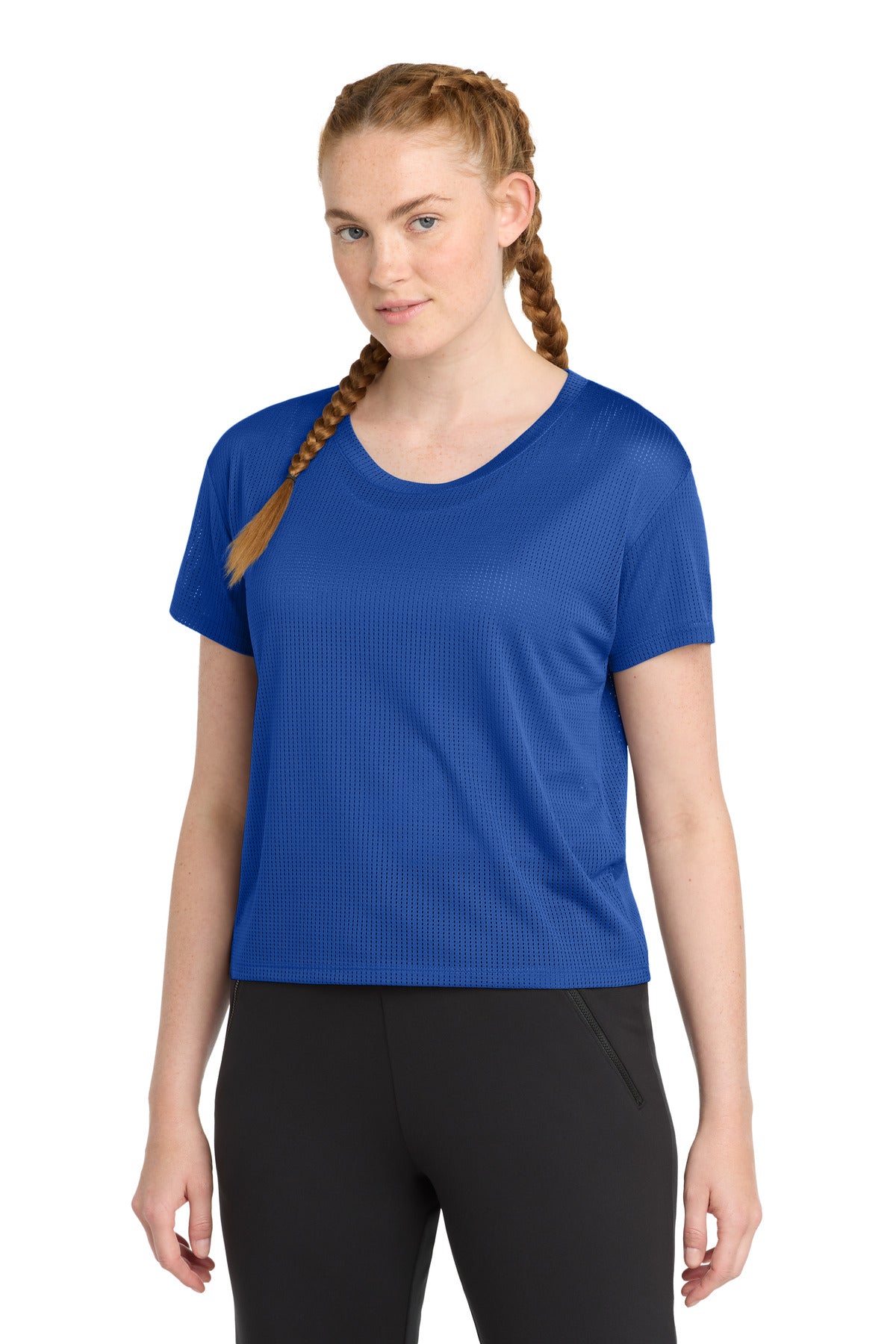 Sport-Tek LST411 Women's PosiCharge Draft Crop Tee