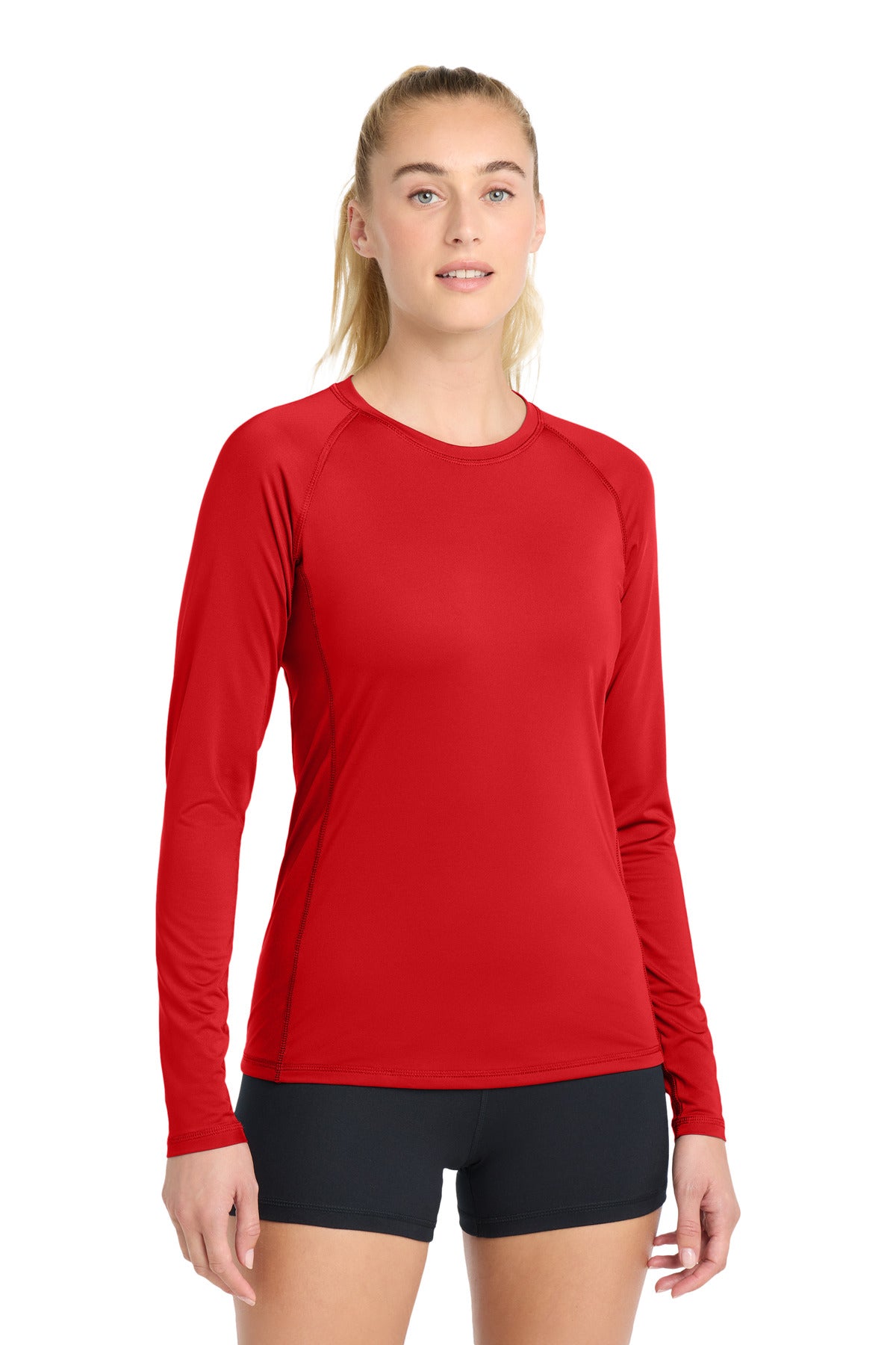 Sport-Tek LST470LS Women's Long Sleeve Rashguard Tee
