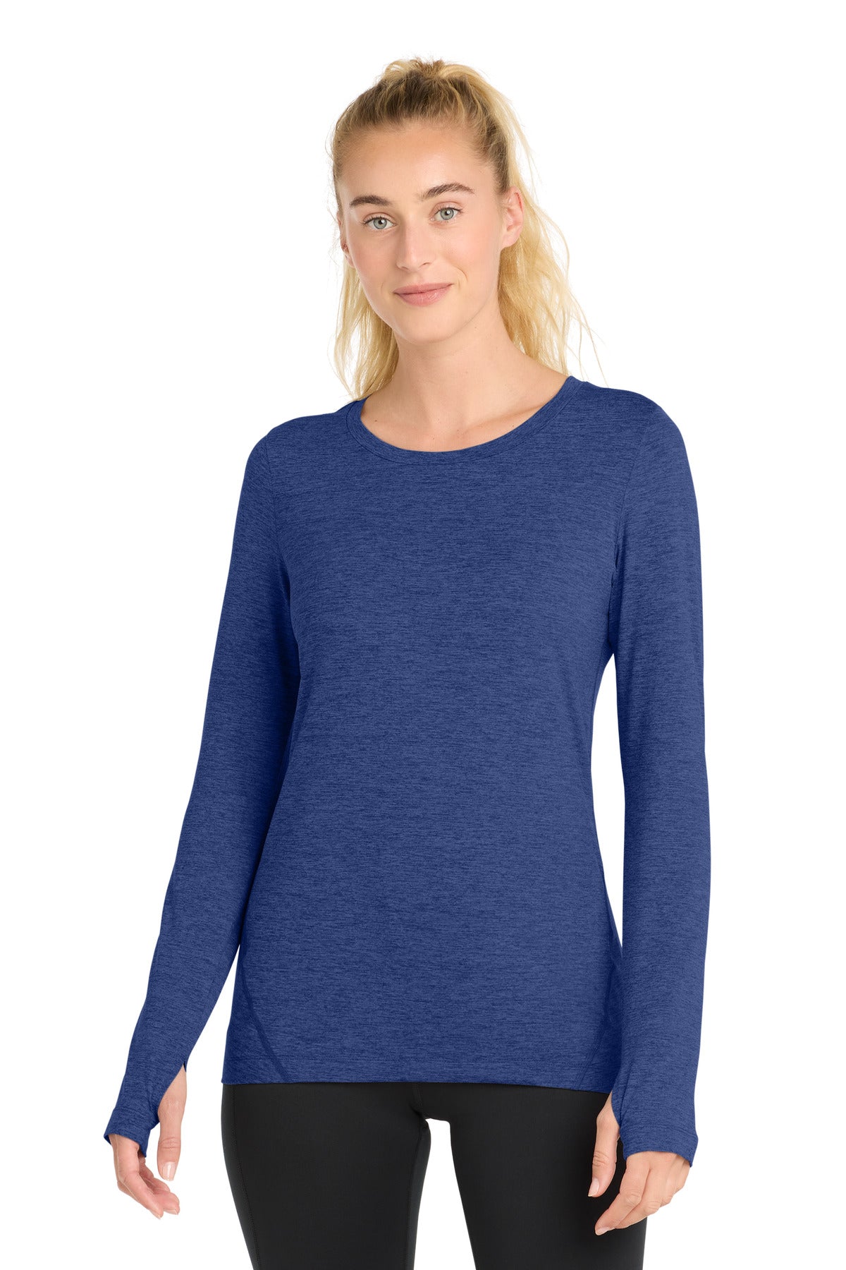 Sport-Tek LST710 Women's Exchange 1.5 Long Sleeve Crew