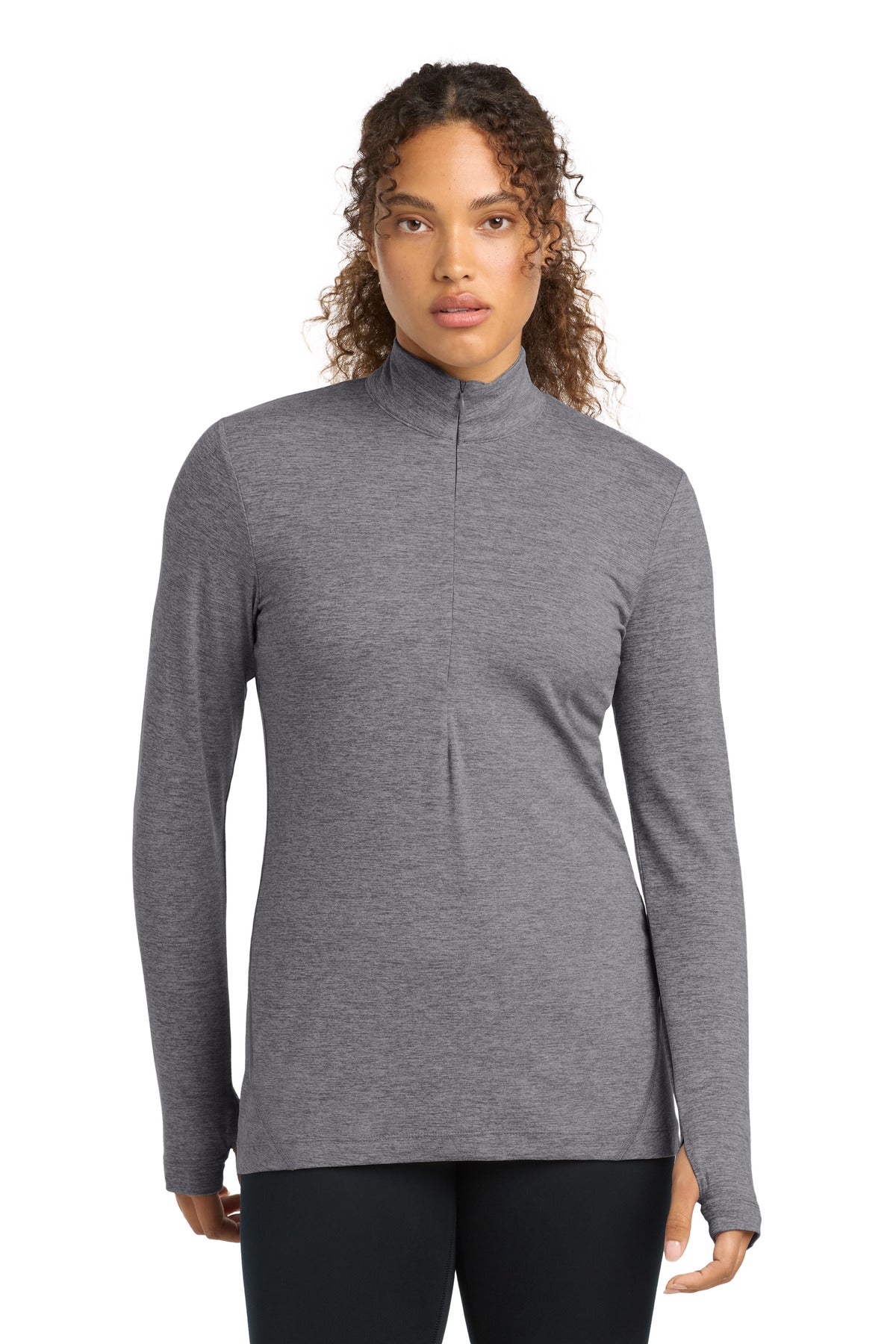 Sport-Tek LST711 Women's Exchange 1.5 Long Sleeve 1/2-Zip
