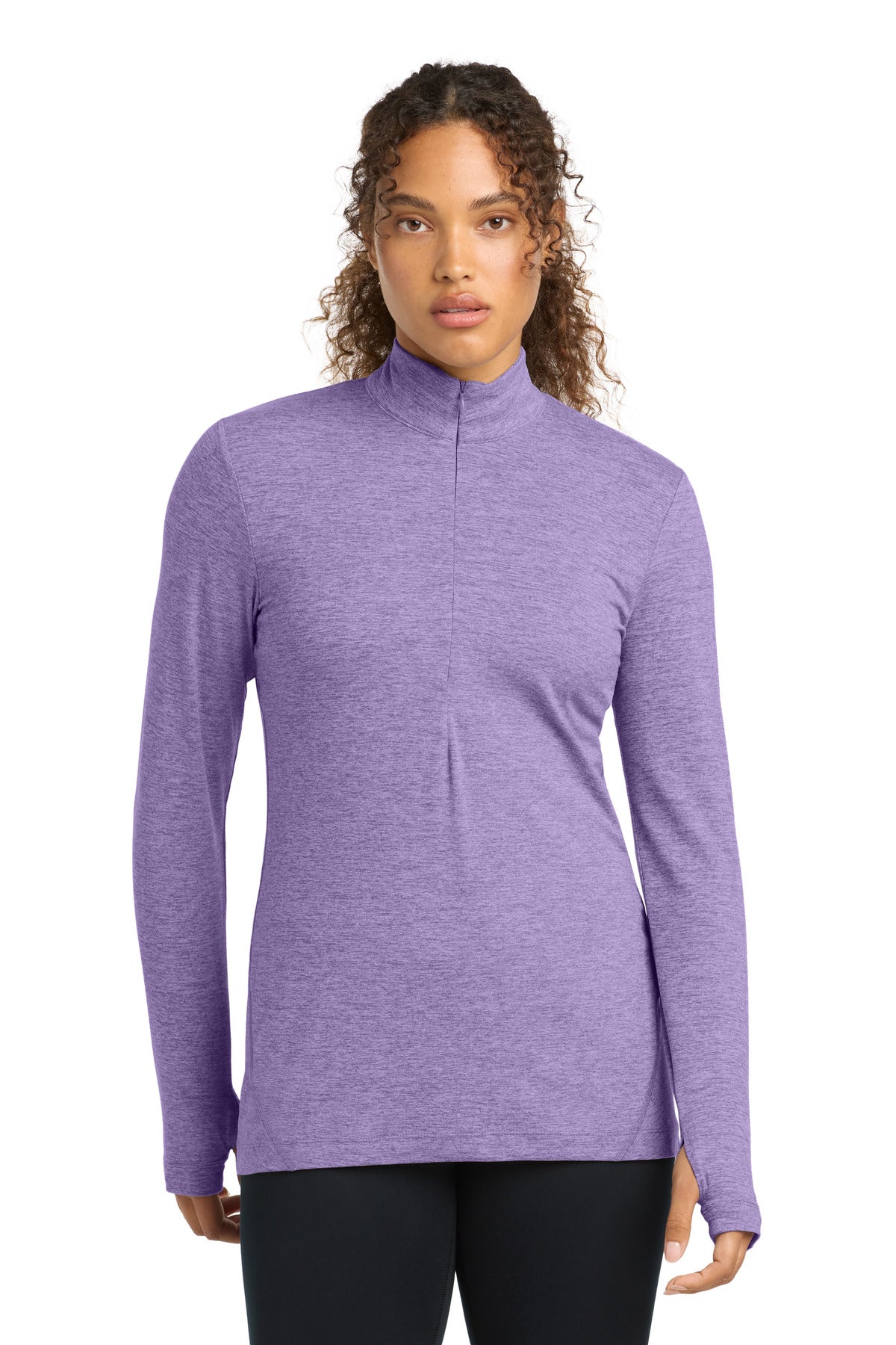 Sport-Tek LST711 Women's Exchange 1.5 Long Sleeve 1/2-Zip