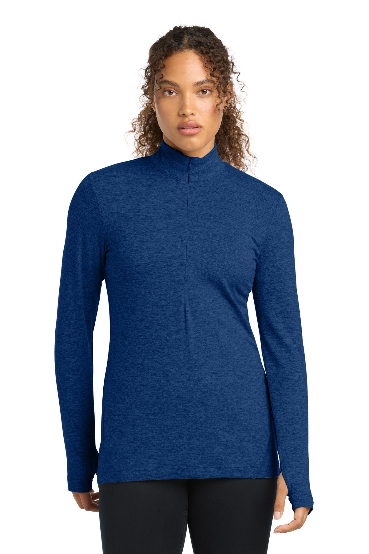 Sport-Tek LST711 Women's Exchange 1.5 Long Sleeve 1/2-Zip