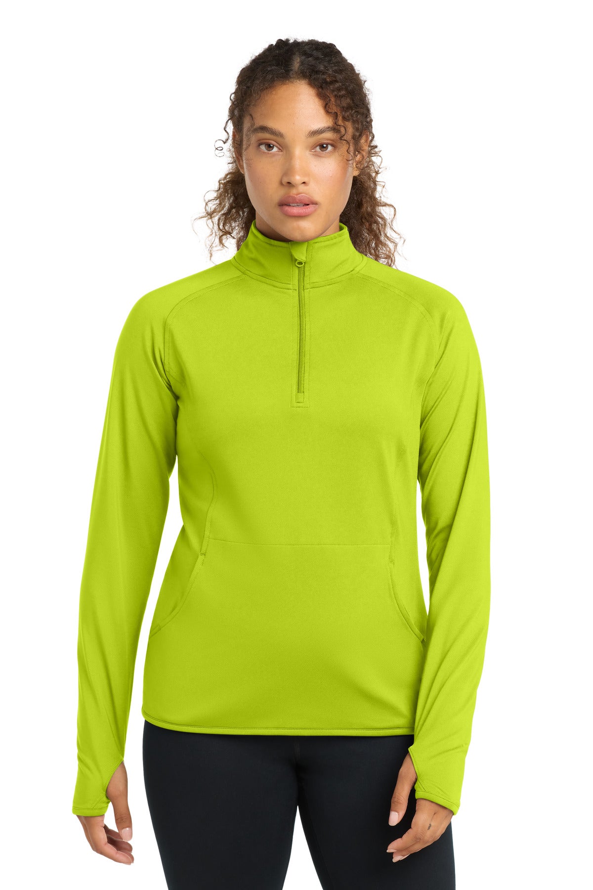 Sport-Tek LST850 Women's Sport-Wick Stretch 1/4-Zip Pullover