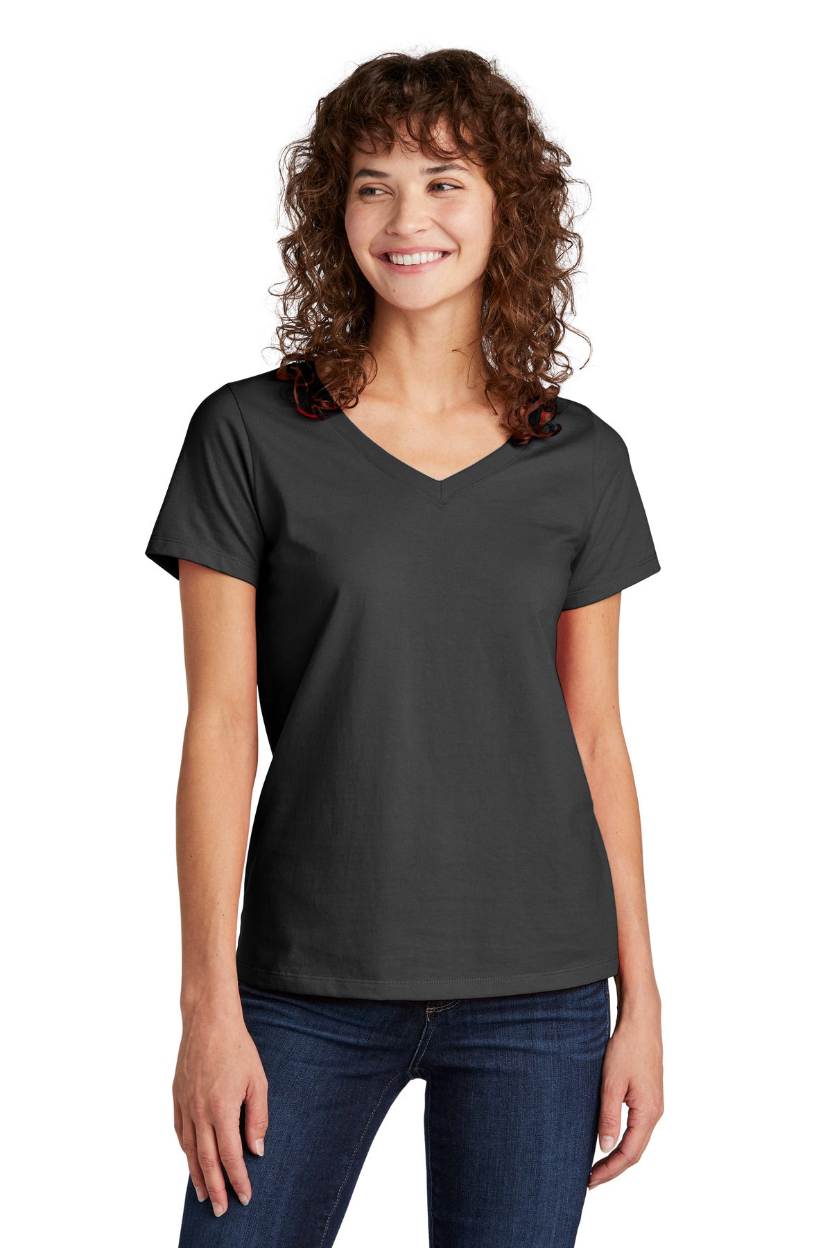 Volunteer Knitwear LVL45V Women's Daily V-Neck Tee