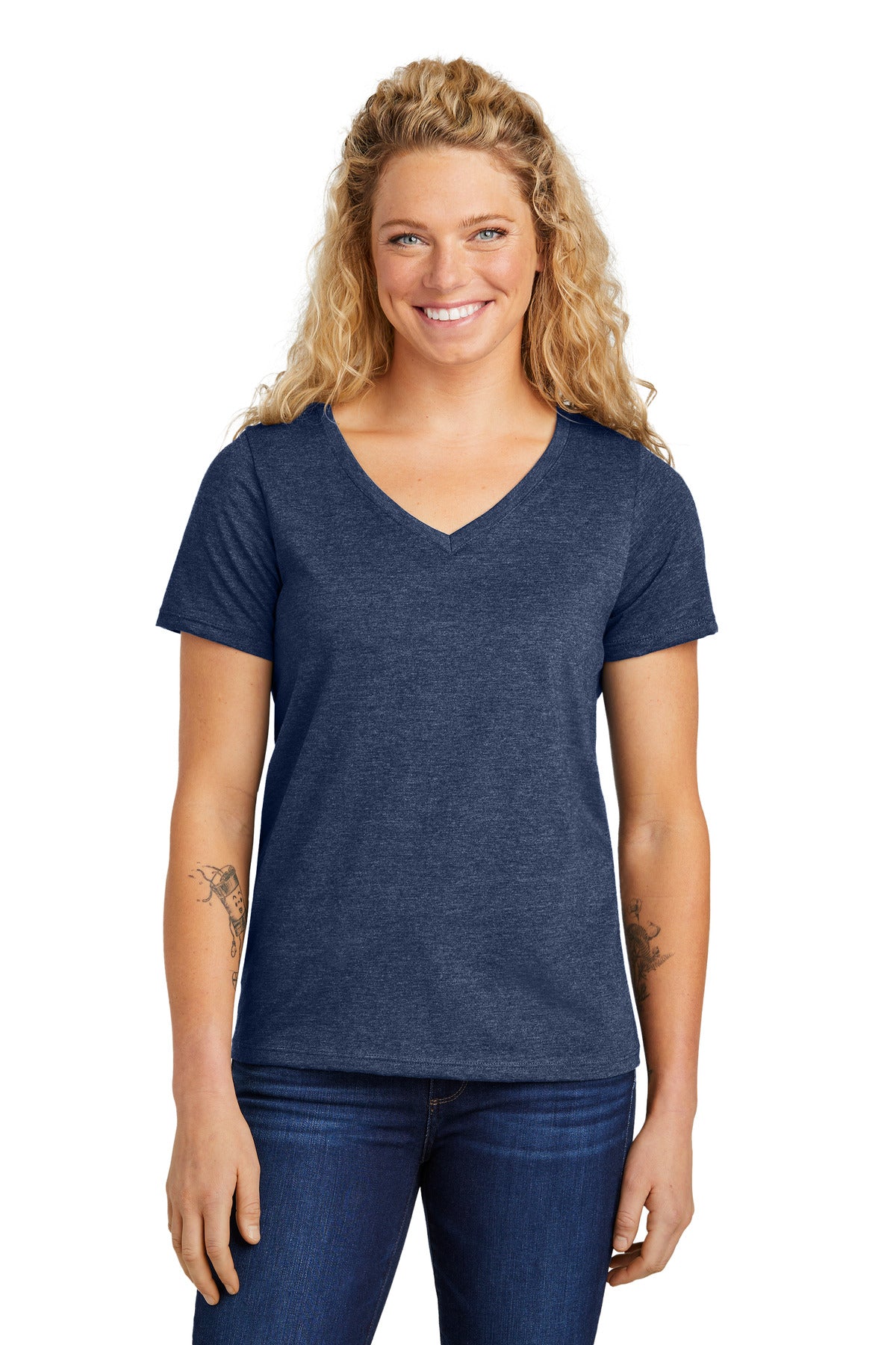 Volunteer Knitwear LVL45V Women's Daily V-Neck Tee