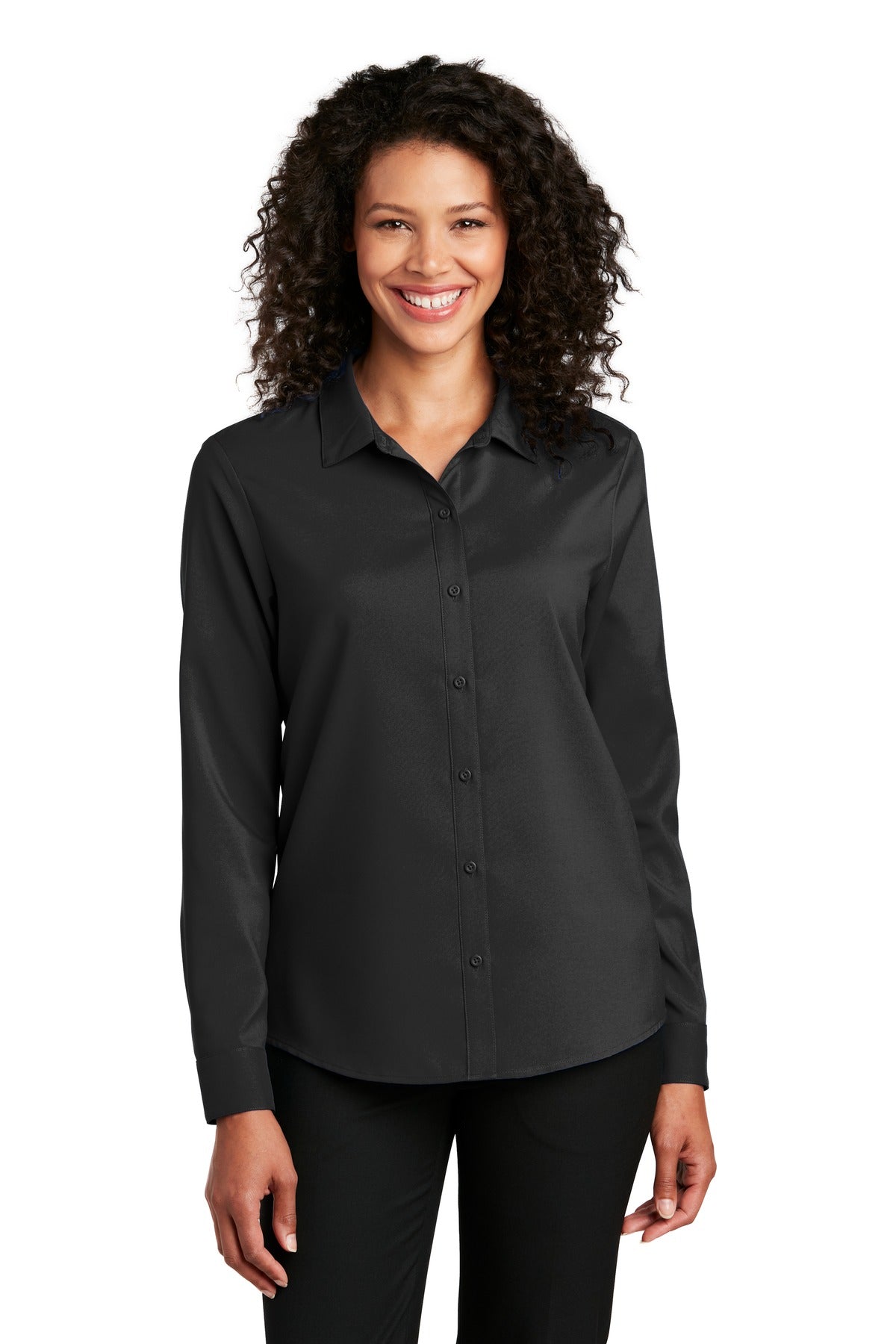 Port Authority LW401 Women's Long Sleeve Performance Staff Shirt