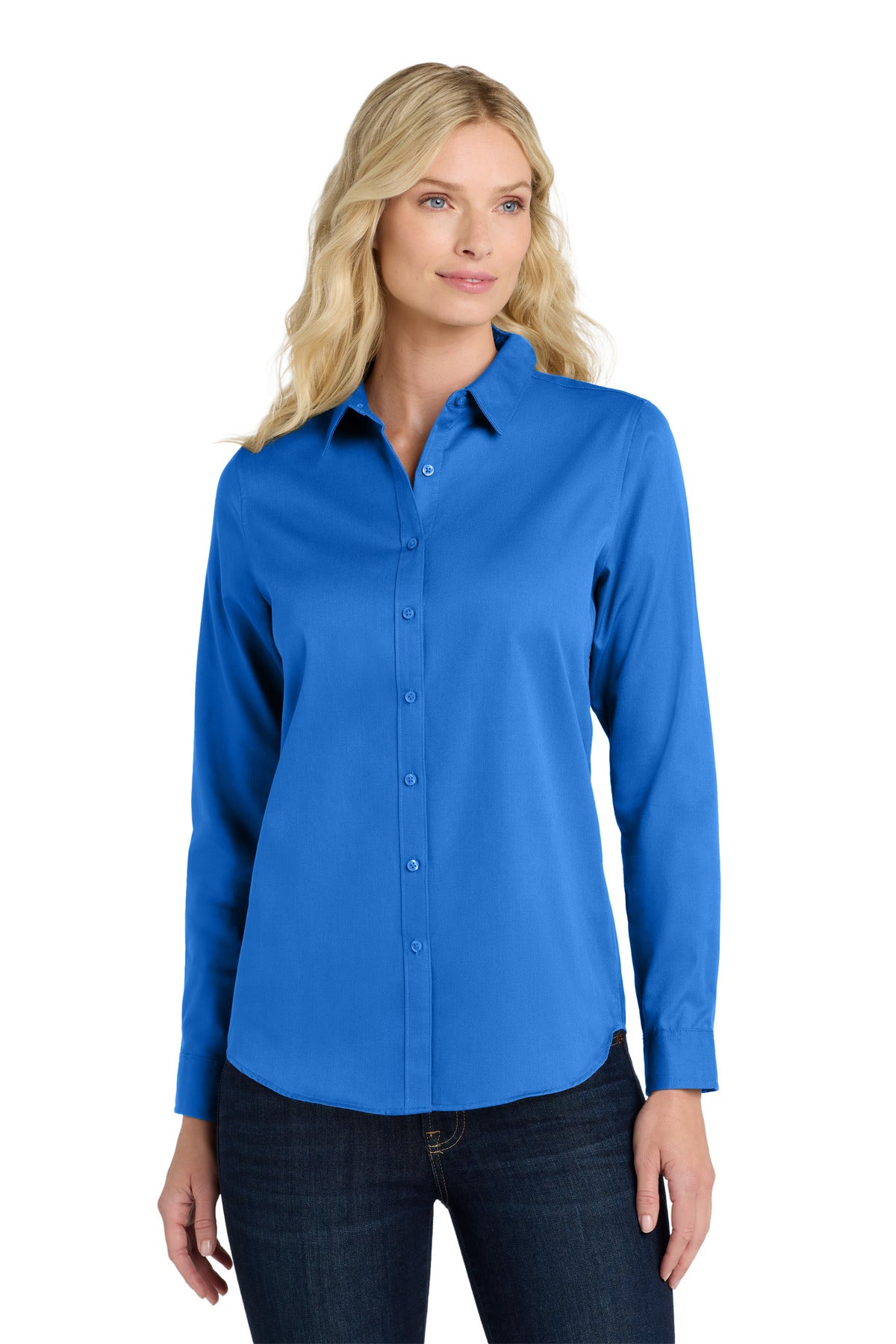 Port Authority LW808 Women's Long Sleeve SuperPro React Twill Shirt