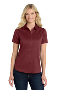 Port Authority LW809 Women's Short Sleeve SuperPro React Twill Shirt