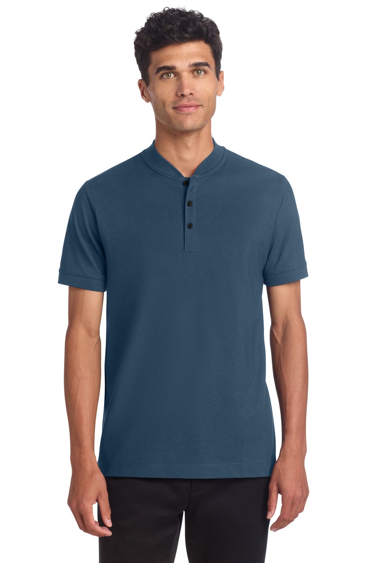 Mercer+Mettle MM1008 Stretch Pique Henley