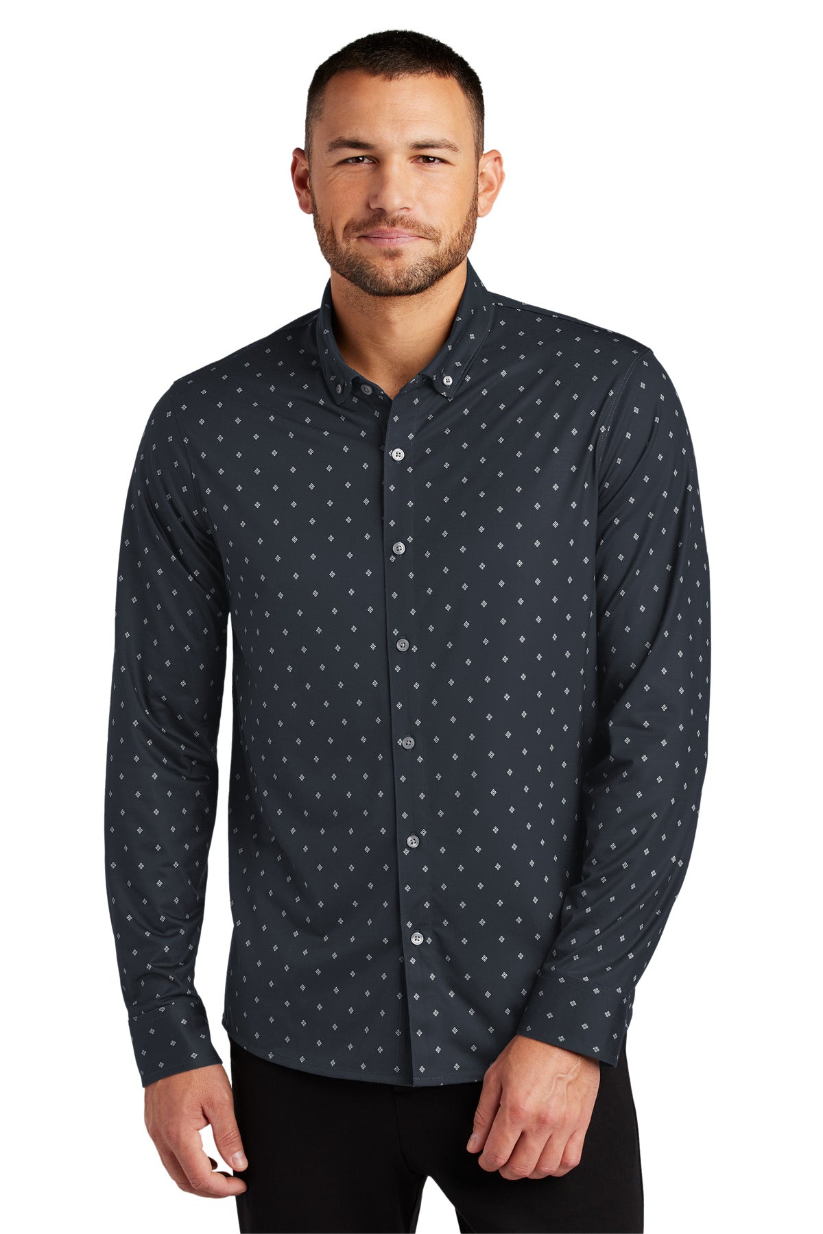 Mercer+Mettle MM1018 Stretch Jersey Long Sleeve Shirt