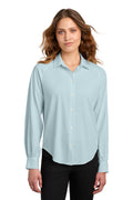 Women's Long Sleeve Buttery Soft Blouse - 4.4 oz | Mercer+Mettle MM2017