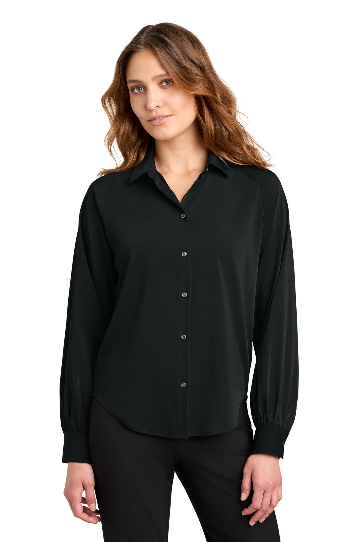 Mercer+Mettle MM2017 Women's Long Sleeve Buttery Soft Blouse