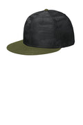New Era NE407 Camo Flat Bill Snapback Cap