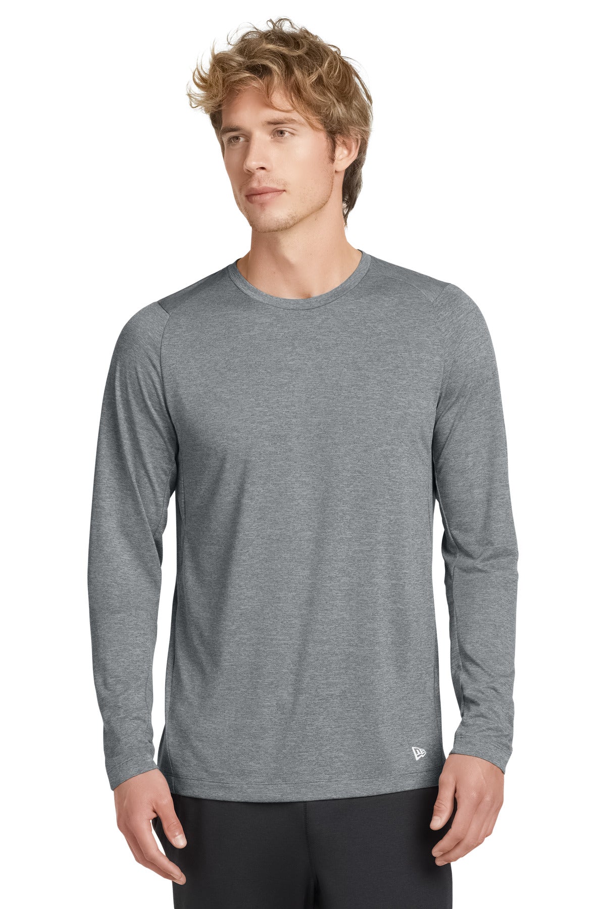New Era NEA201 Series Performance Long Sleeve Crew Tee