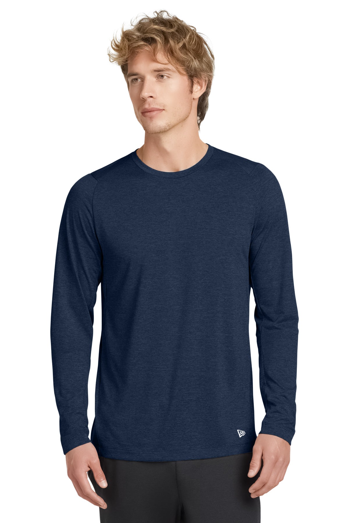 New Era NEA201 Series Performance Long Sleeve Crew Tee