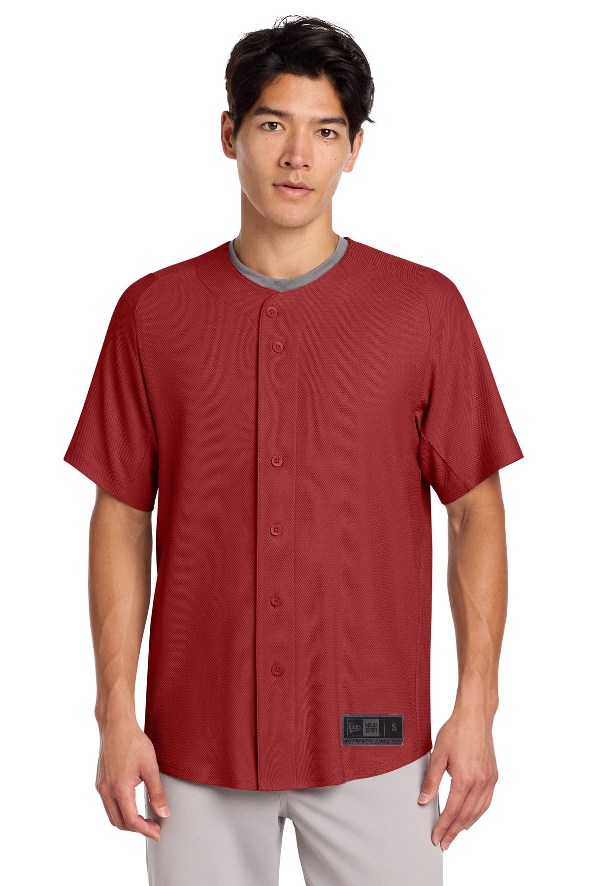 New Era NEA220 Diamond Era Full-Button Jersey