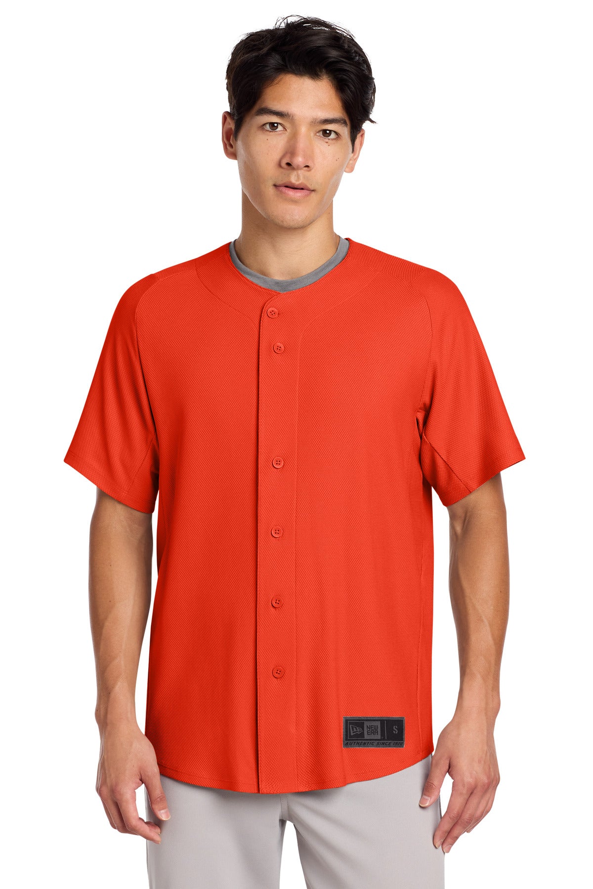 New Era NEA220 Diamond Era Full-Button Jersey
