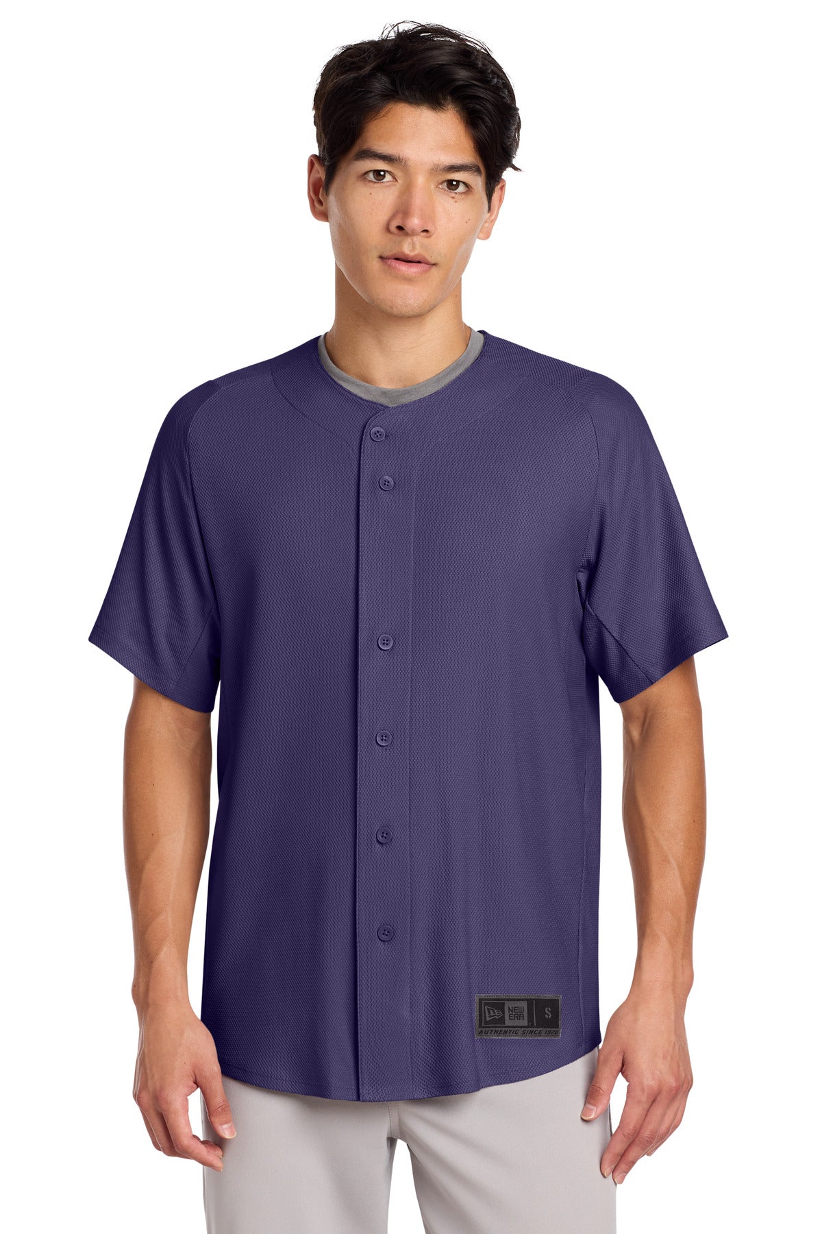 New Era NEA220 Diamond Era Full-Button Jersey