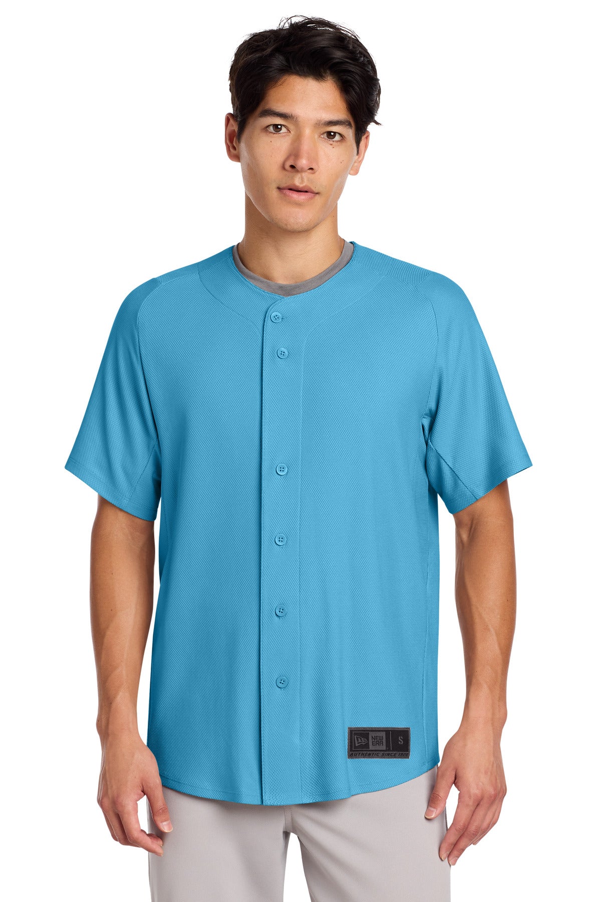 New Era NEA220 Diamond Era Full-Button Jersey