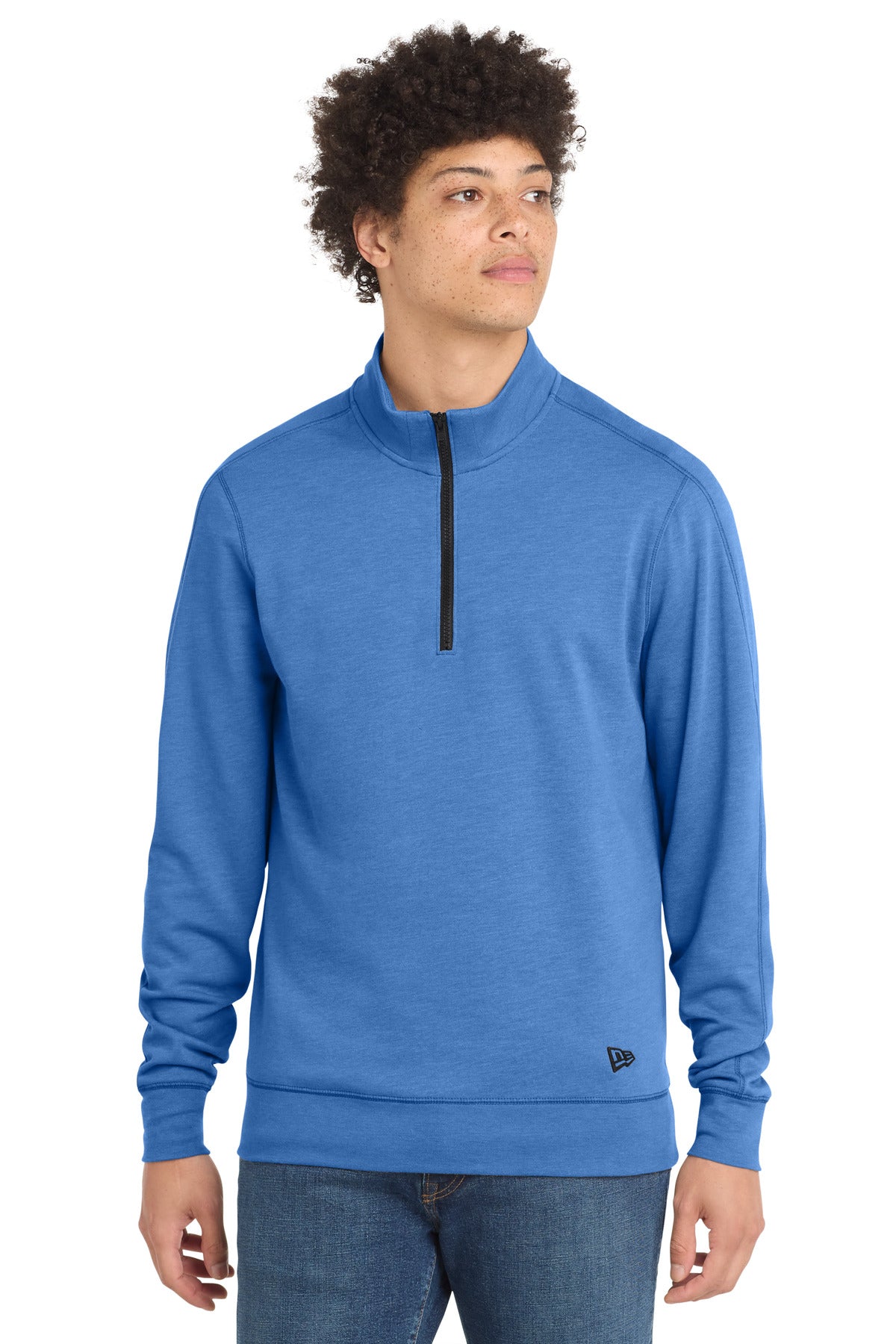 New Era NEA512 Tri-Blend Fleece 1/4-Zip Pullover