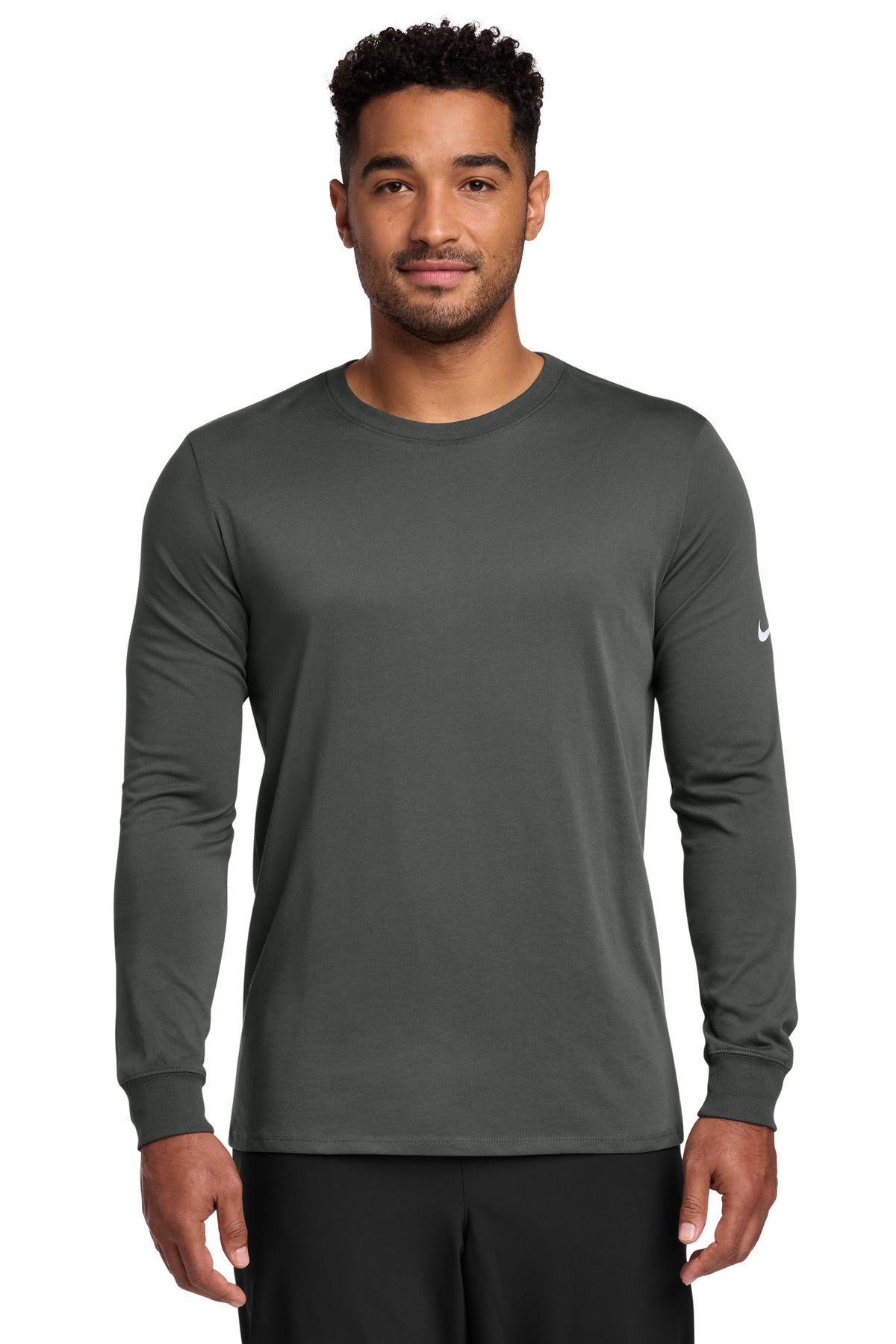 Nike NKBQ5230 Dri-FIT Cotton/Poly Long Sleeve Tee