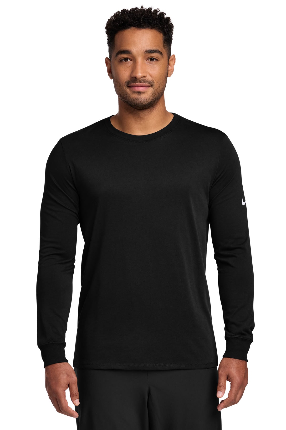 Nike NKBQ5230 Dri-FIT Cotton/Poly Long Sleeve Tee